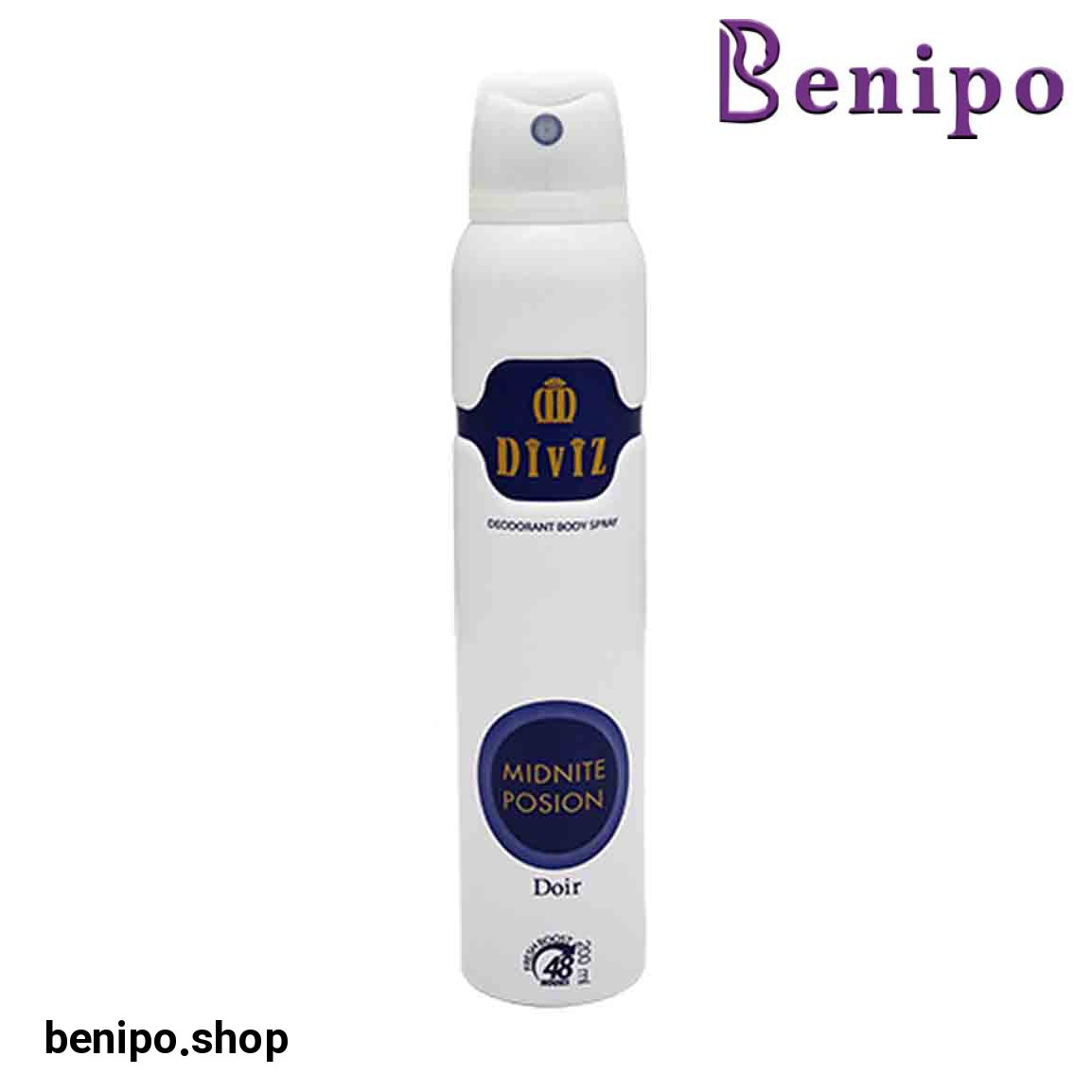 اسپری بدن زنانه مدل Midnight Posion حجم 200 میلی لیتر