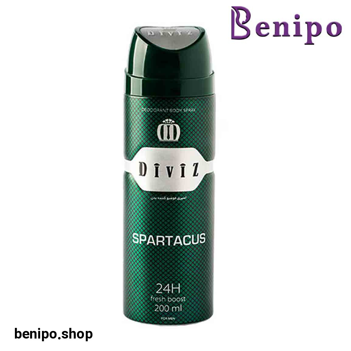 اسپری بدن مردانه مدل Spartacus حجم 200 میلی لیتر