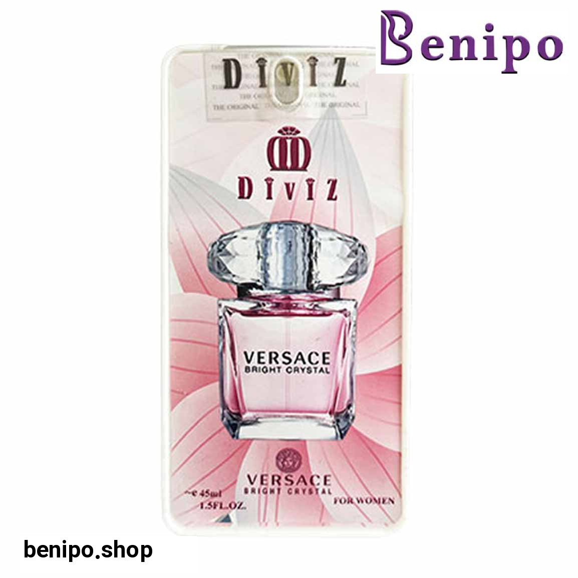 عطر جیبی زنانه مدل Versace Bright Crystal حجم 45 میلی لیتر