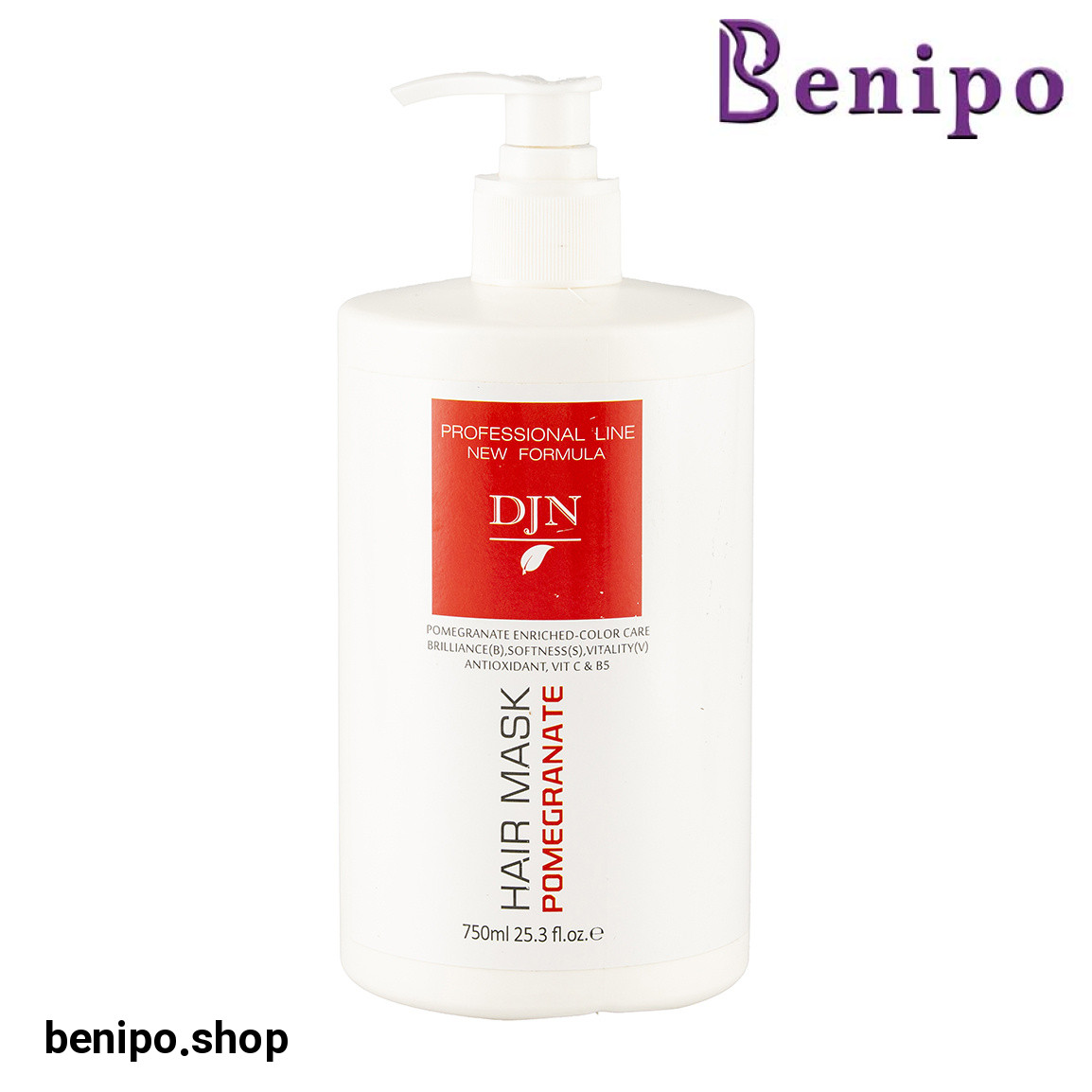 ماسک مو مناسب موی رنگ شده حاوی عصاره انار با آبکشی حجم 750 میلی لیتر