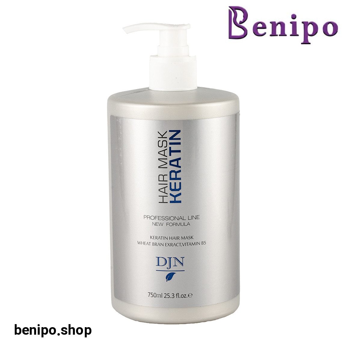 ماسک مو مناسب موی خشک و آسیب دیده حاوی کراتین با آبکشی حجم 750 میلی لیتر