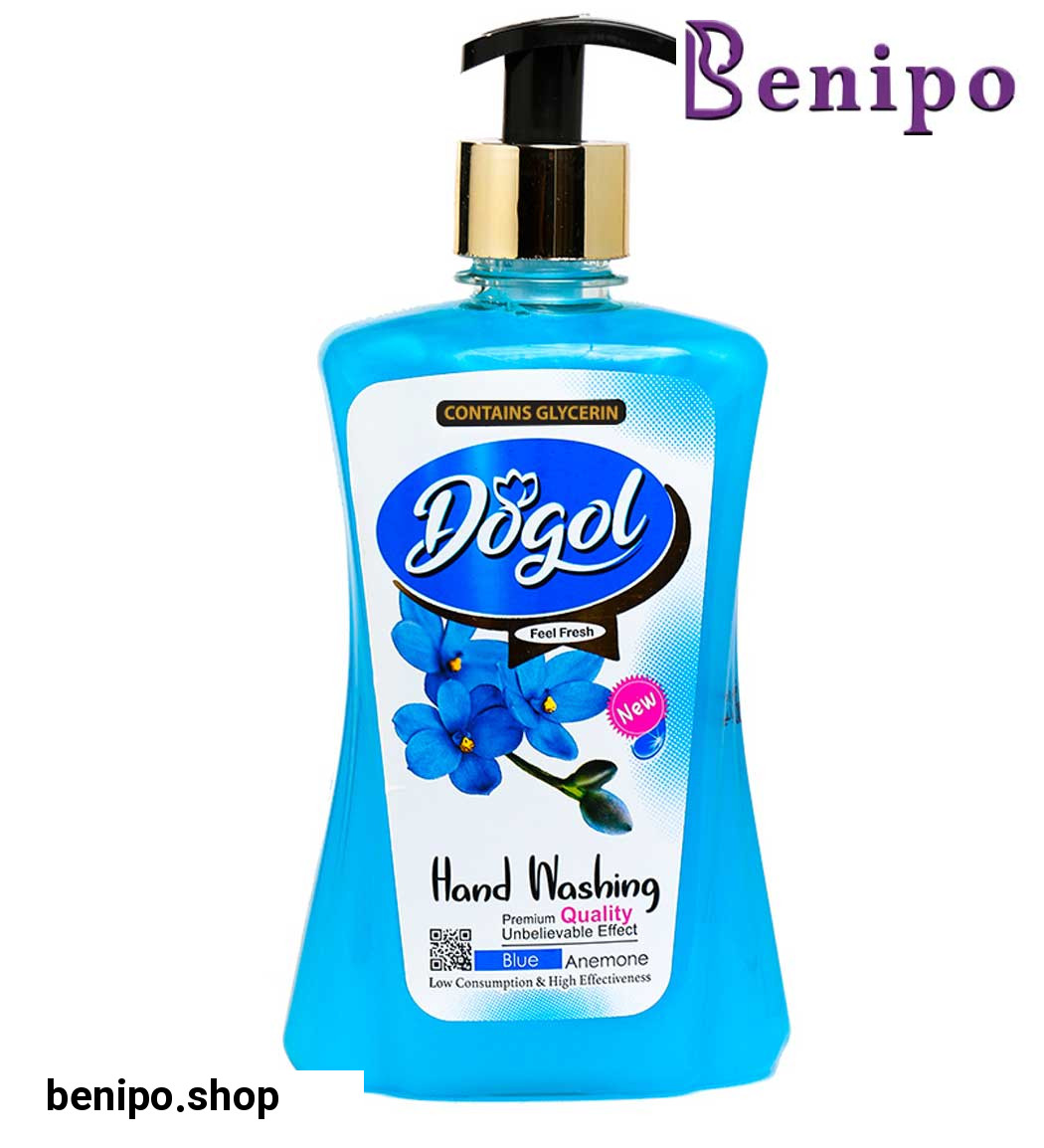 مایع دستشویی درب طلایی با رایحه گل شقایق آبی 500میل