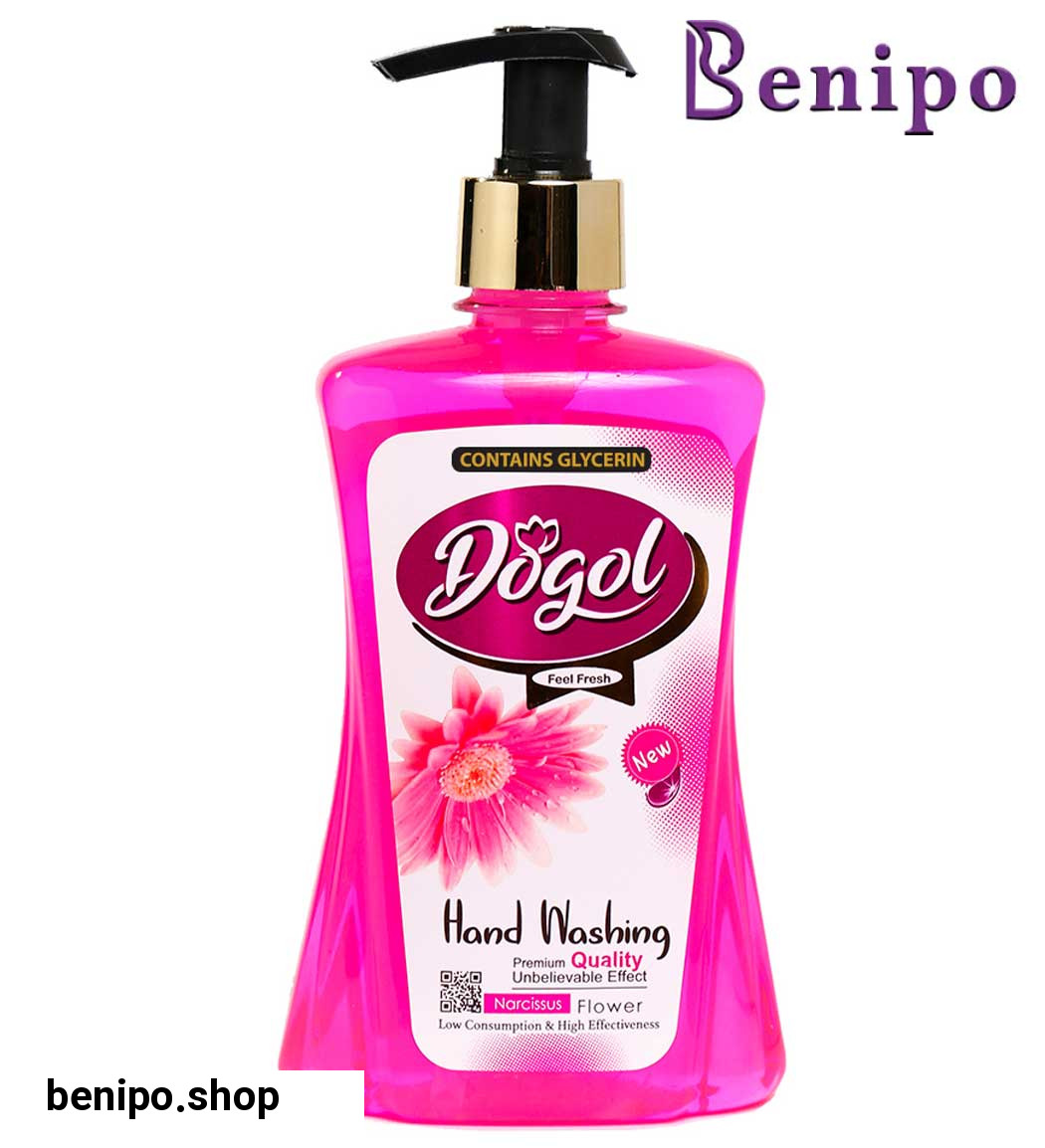 مایع دستشویی درب طلایی با رایحه گل نرگس صورتی 500میل