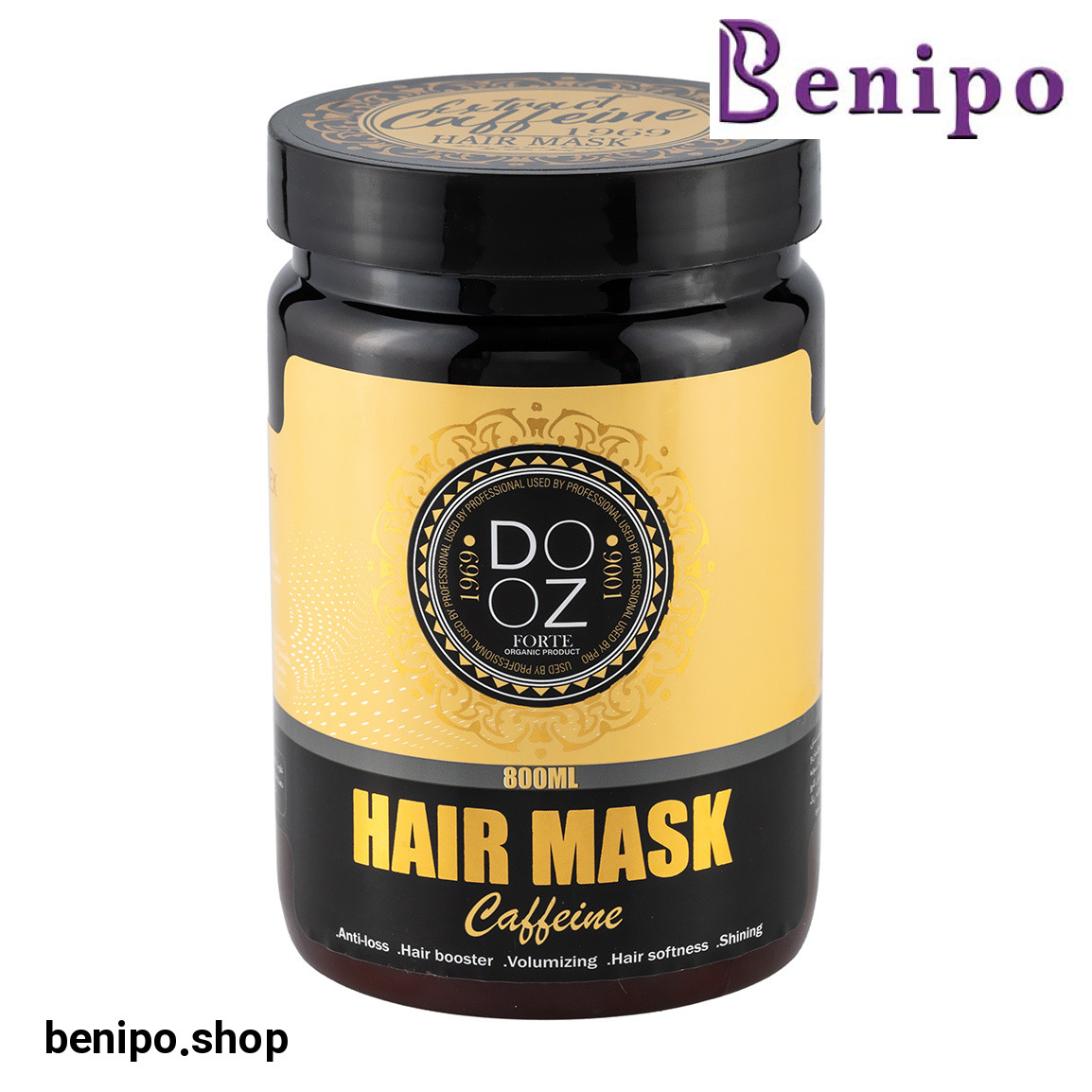 ماسک مو داخل حمام  مدل Caffeine فاقد سولفات حجم 800 میلی لیتر