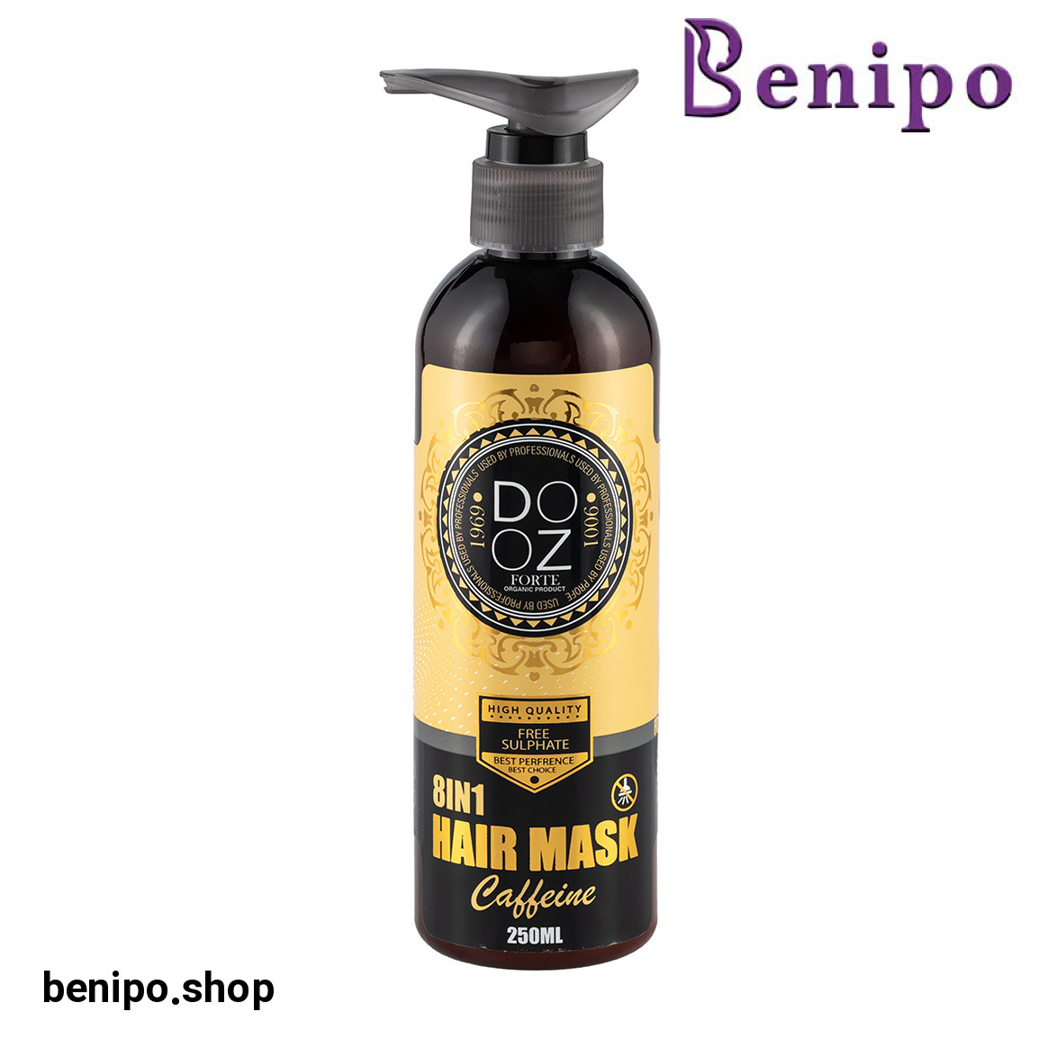 ماسک مو خارج حمام  مدل Caffeine فاقد سولفات حجم 250 میلی لیتر