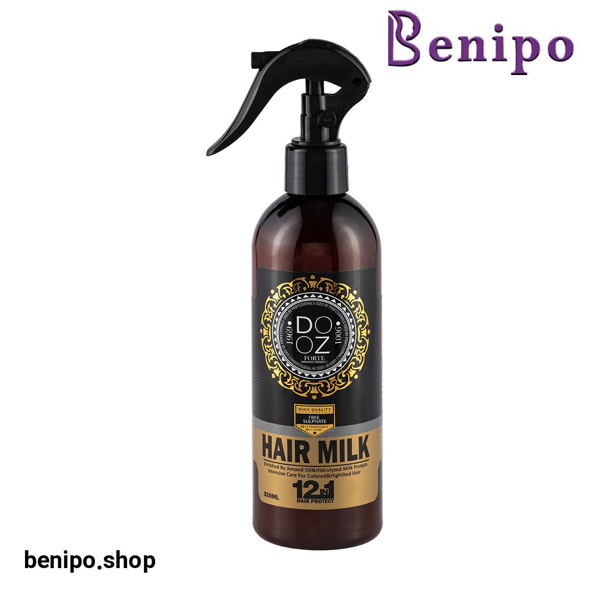 شیر مو فاقد سولفات حجم 320 میلی لیتر