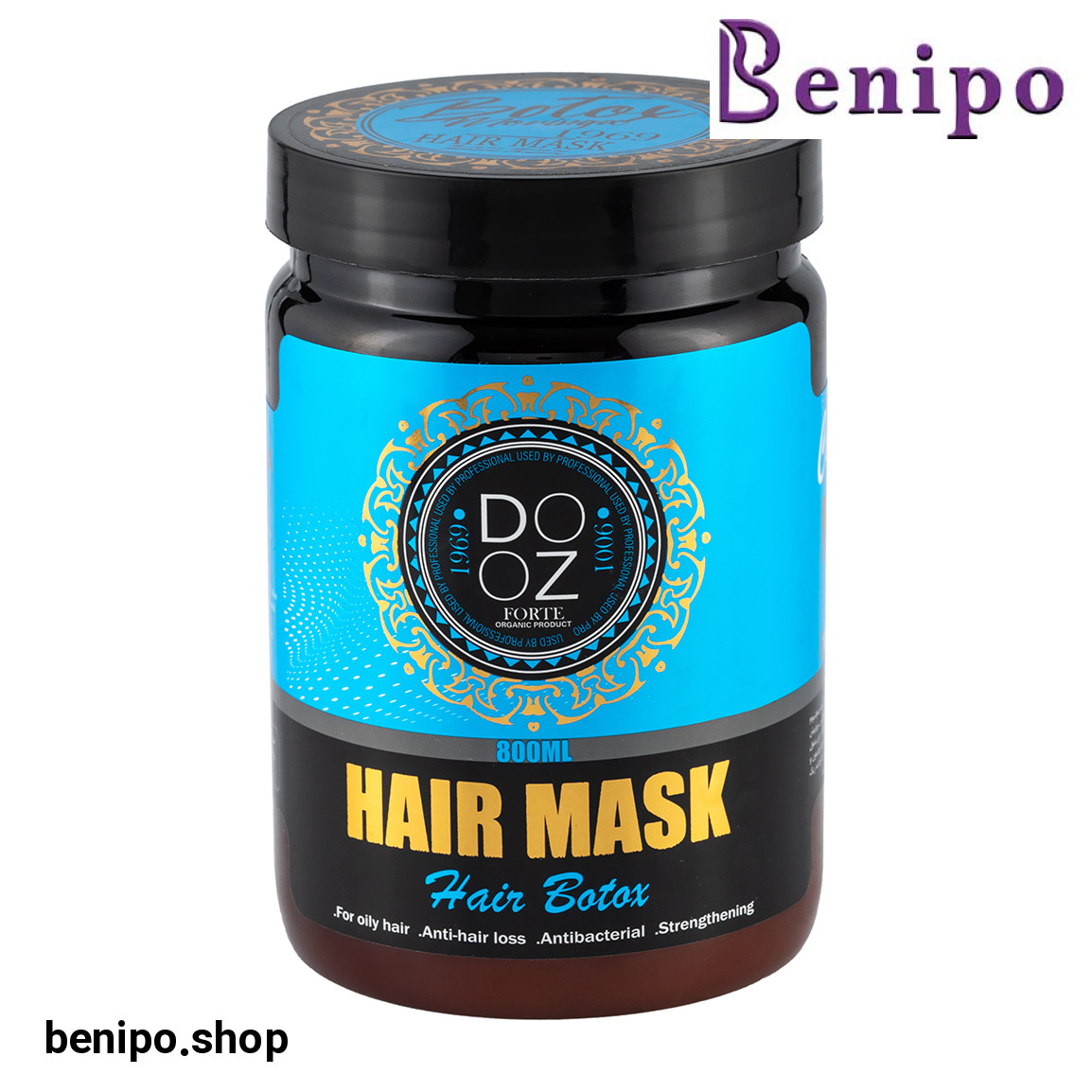 ماسک مو داخل حمام مدل Moringa فاقد سولفات حجم 800 میلی لیتر