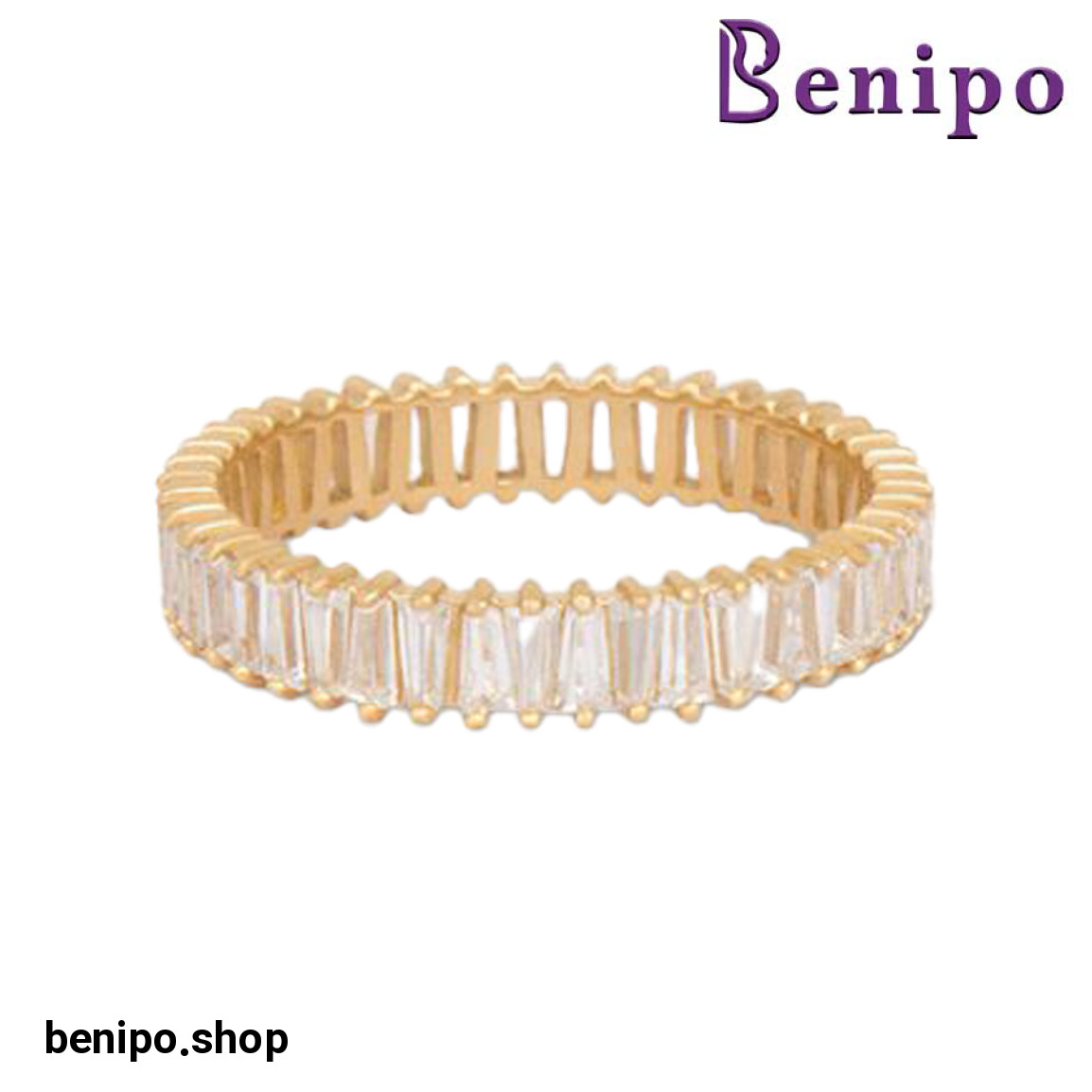 انگشتر طلا مدل دور باگت