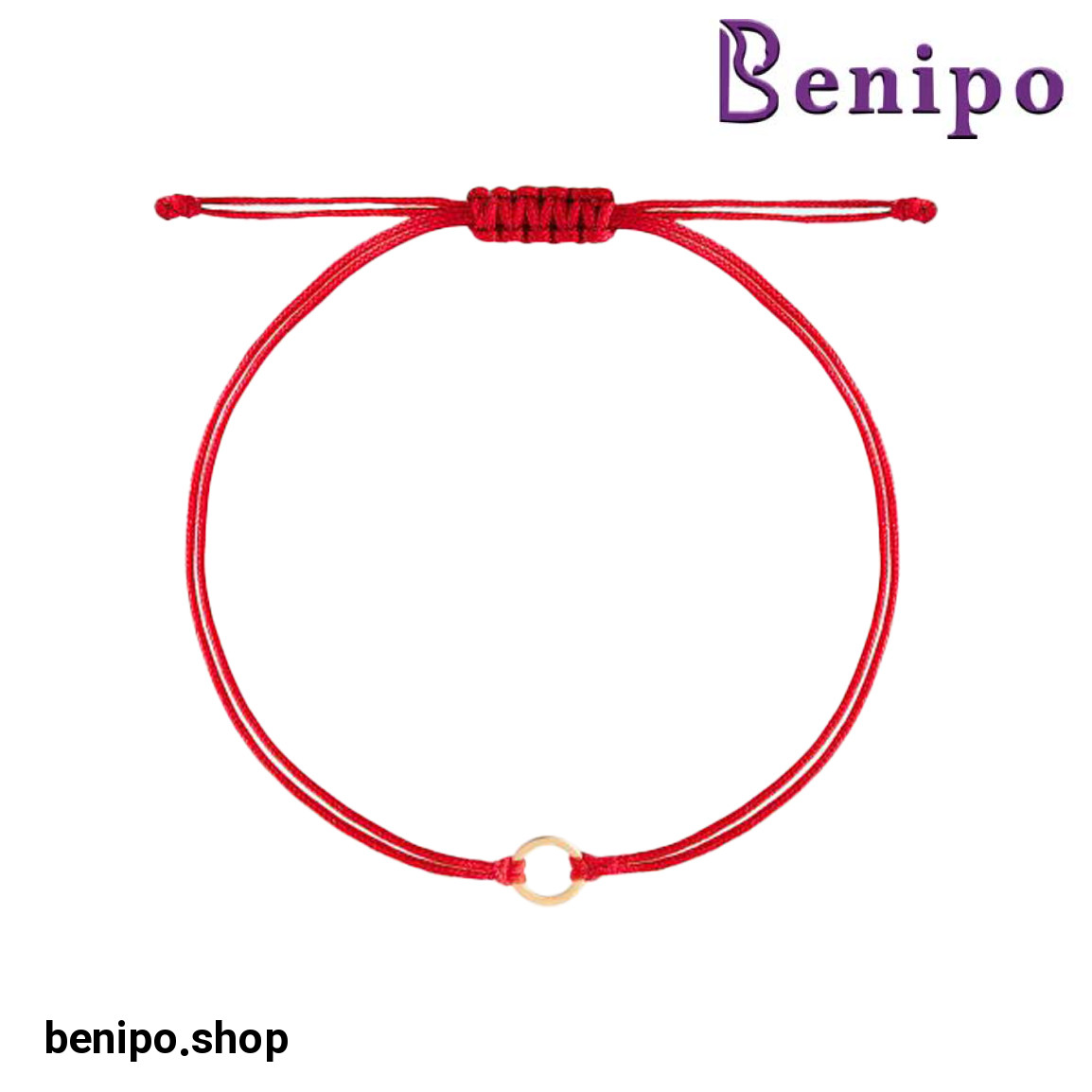 دستبند طلا و بافت مدل دایره توخالی