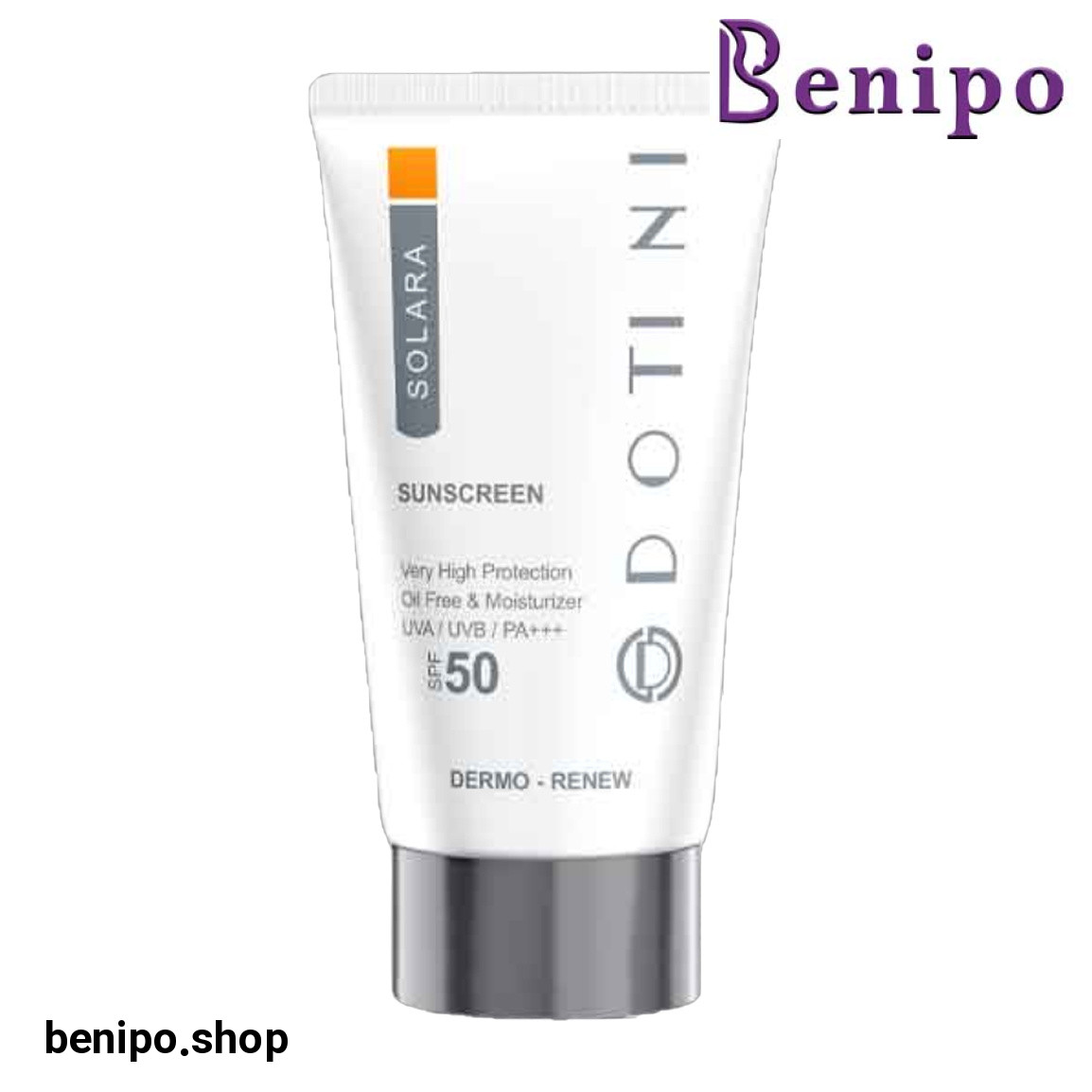 کرم ضد آفتاب بی رنگ فاقد چربی با SPF 50 مناسب پوست چرب حجم 50 میلی لیتر