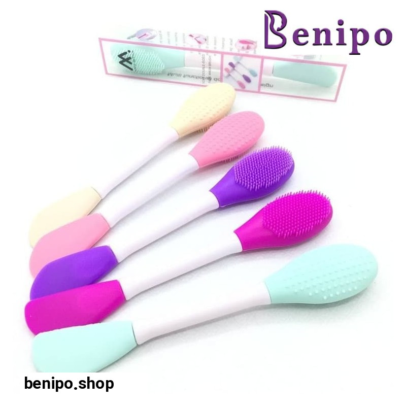 براش دو سر ماسک و فیس براش سیلیکونی