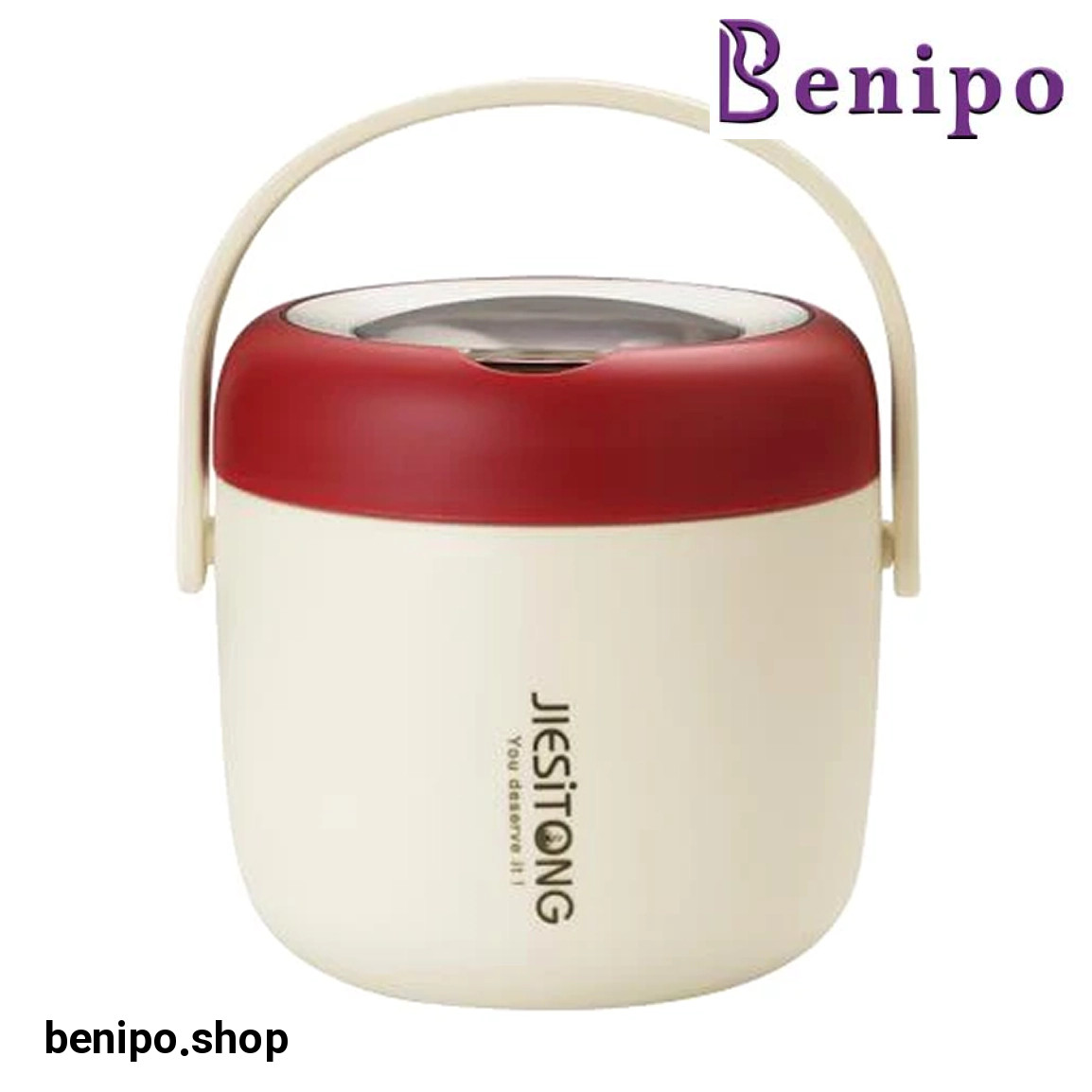 فلاسک غذا مدل دوجداره کد LUNCH-BOX گنجایش 1 لیتر