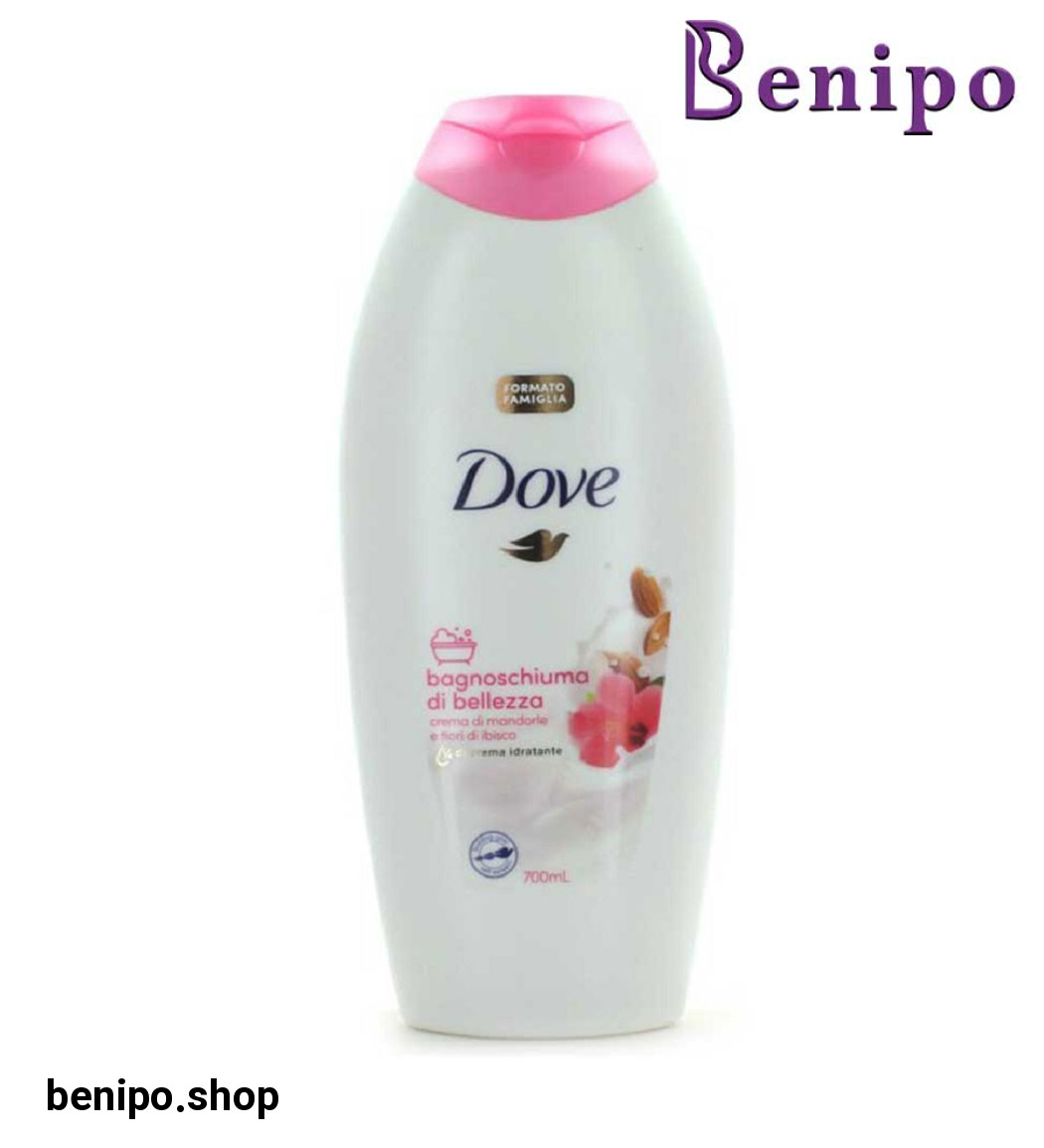 شامپو بدن کرمی حاوی عصاره بادام و گل بامیه