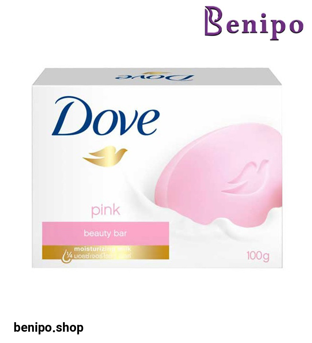 صابون کرمی گل رز و شیر مدل pink حجم 100گرم