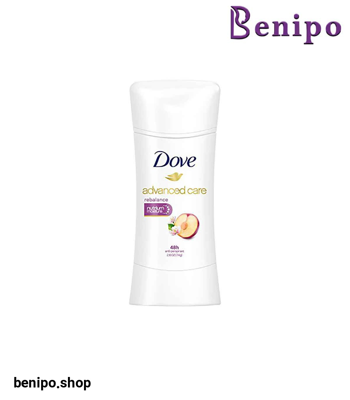 دئودورانت ضد تعریق زنانه مدل REBALANCE حجم 74 گرم