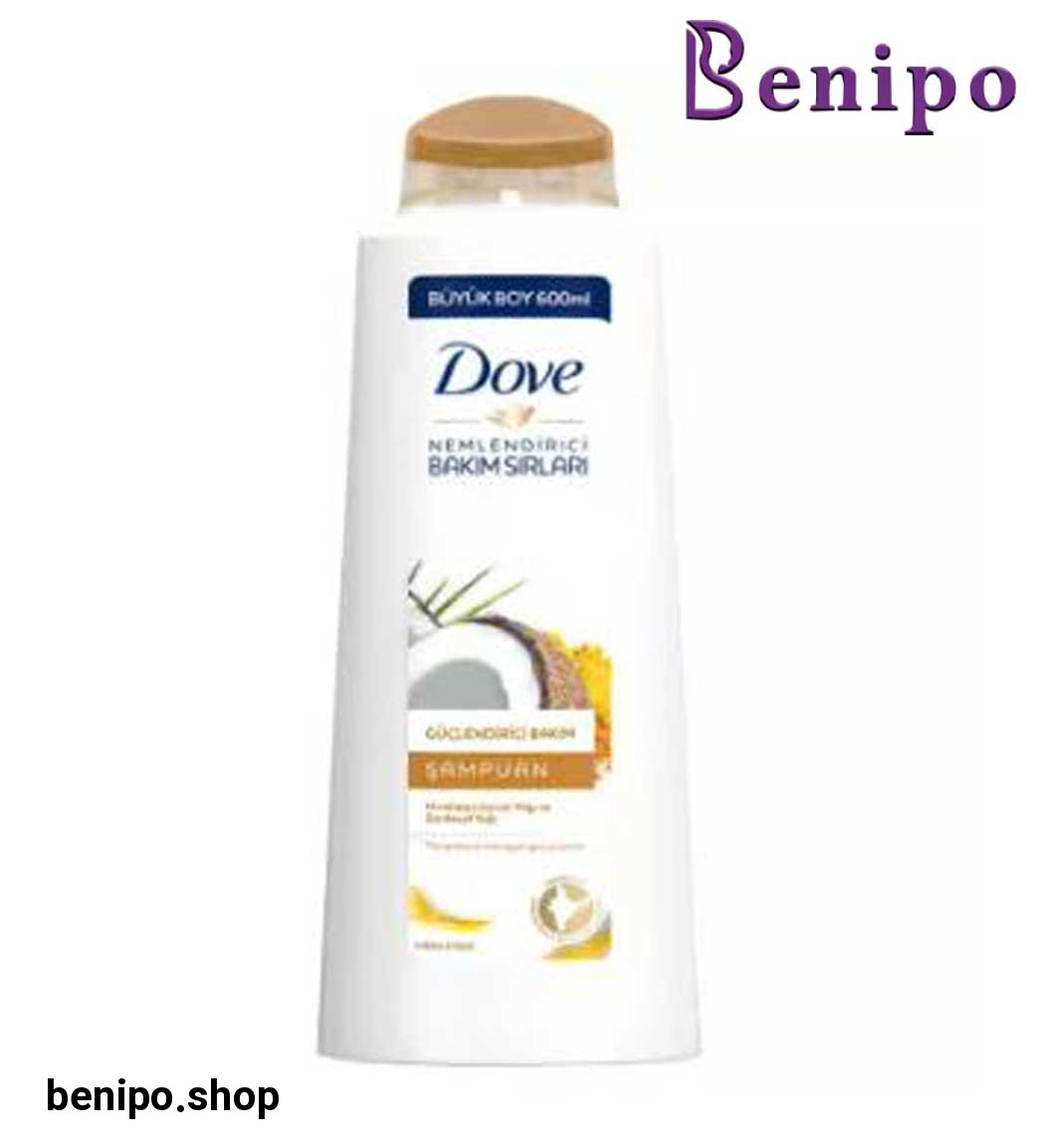 شامپو تقویت کننده حاوی روغن نارگیل و زردچوبه 600میل