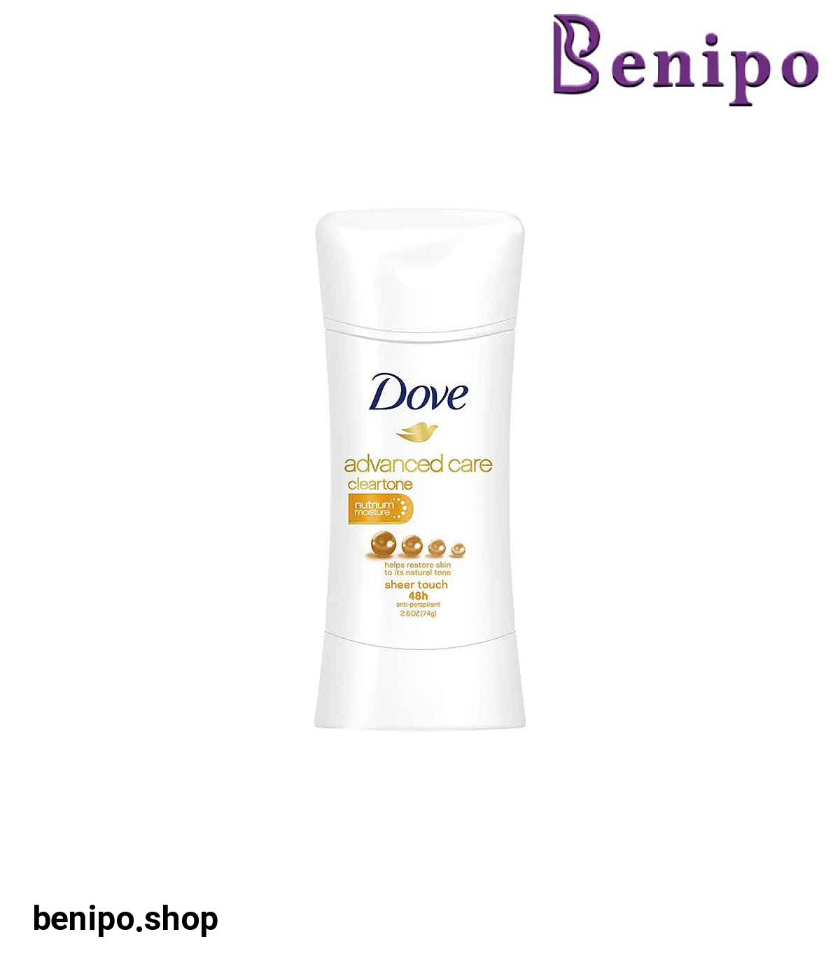 دئودورانت ضد تعریق زنانه مدل CLEAR TONE SHEER TOUCH حجم 75 گرم