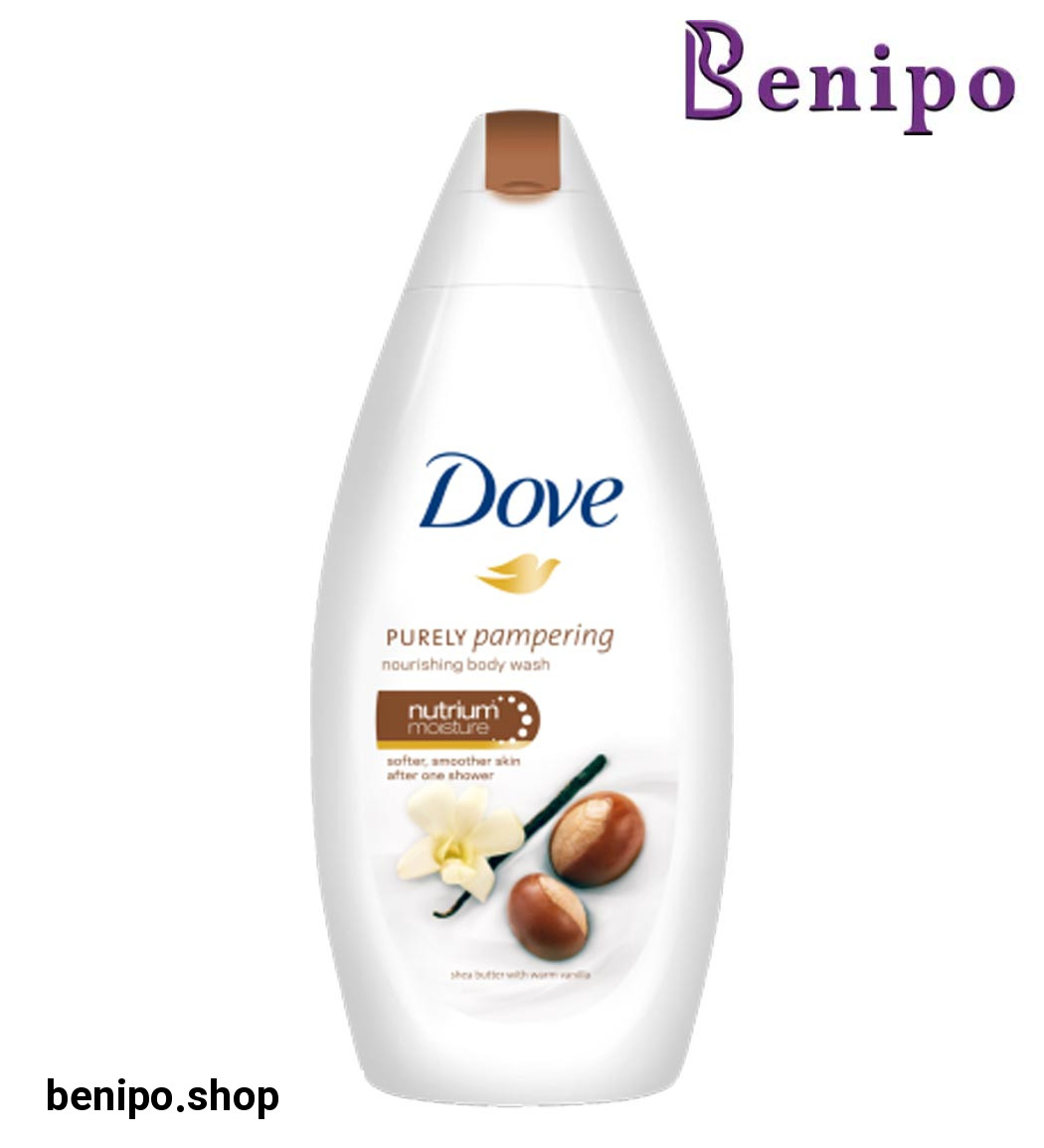 شامپو بدن کرمی داو حاوی شی باتر و عصاره وانیل ۲۵۰ میل