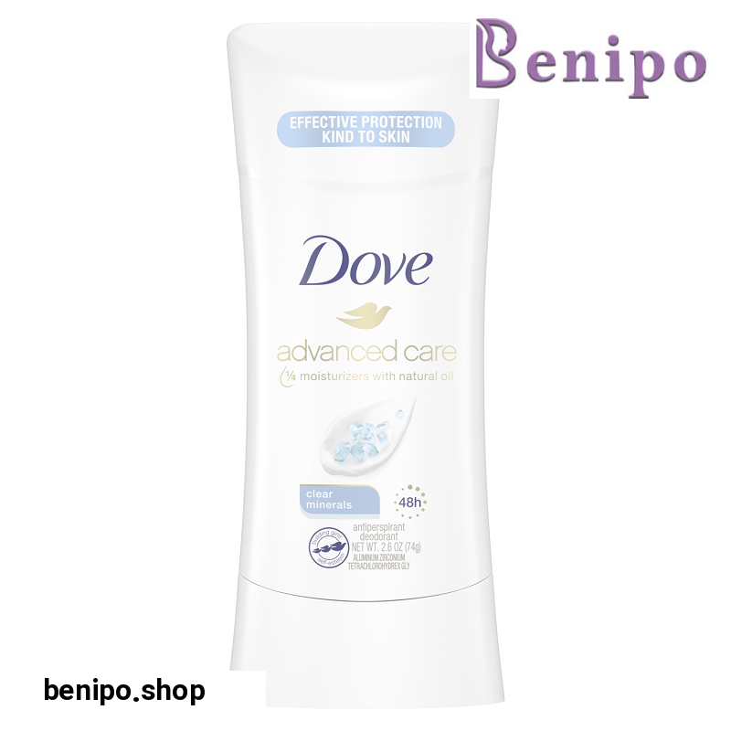 استیک ضد تعریق زنانه مدل Clear Minreals حجم 74گرم