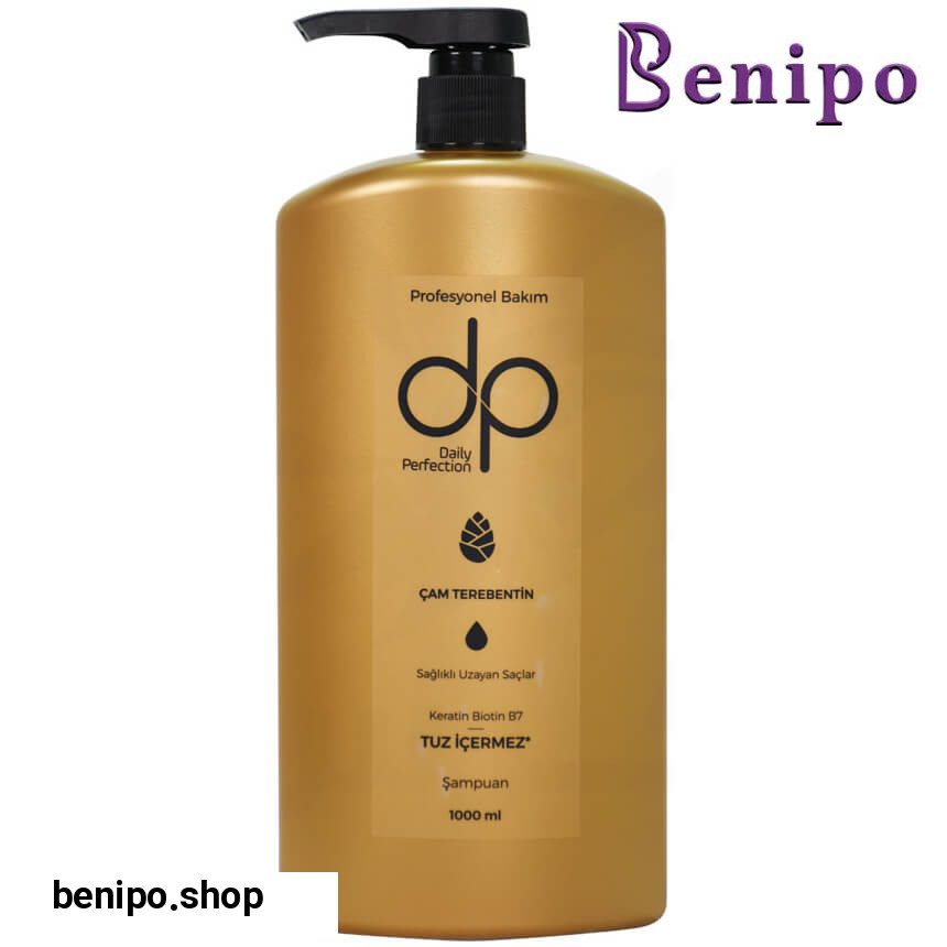 شامپو طلایی حاوی روغن درخت کاج مدل Saglikli Uzayan Saclar حجم 800میل