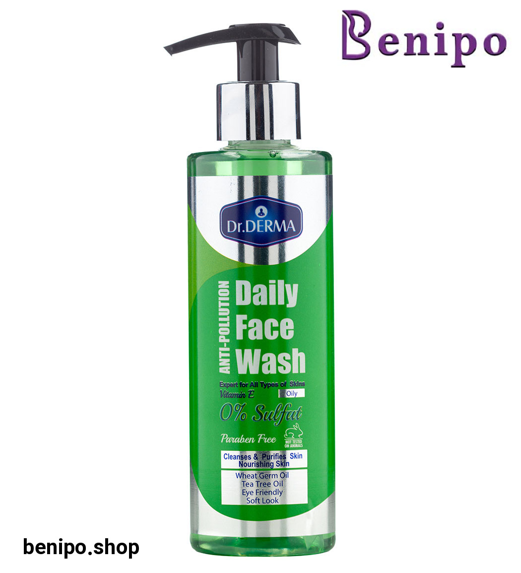 فیس واش سبز مخصوص پوست چرب حجم 250 میل