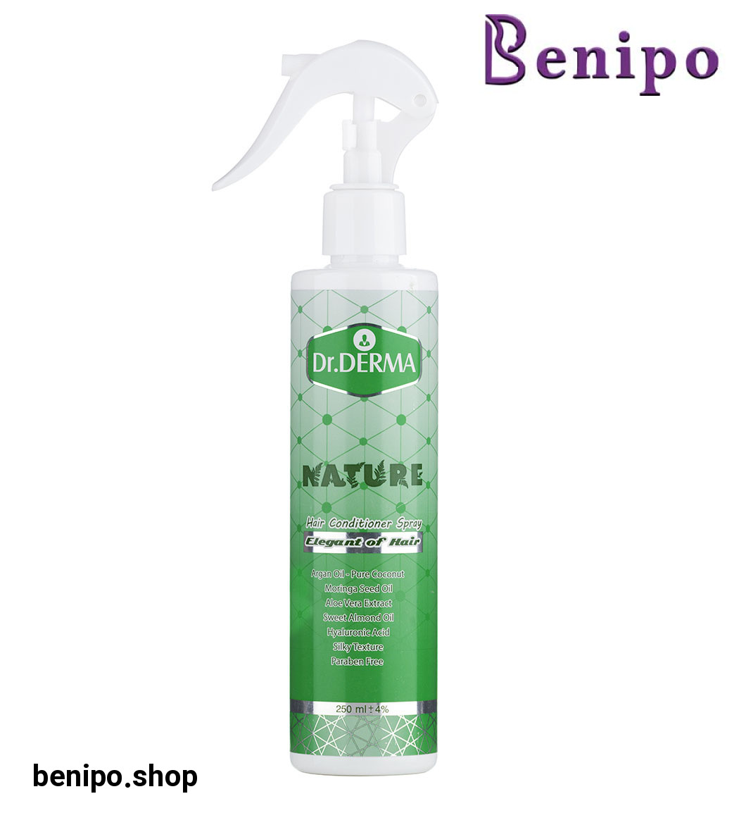اسپری نرم کننده و گره بازکن مو حاوی آلوئه ورا و روغن نارگیل حجم 250 میل