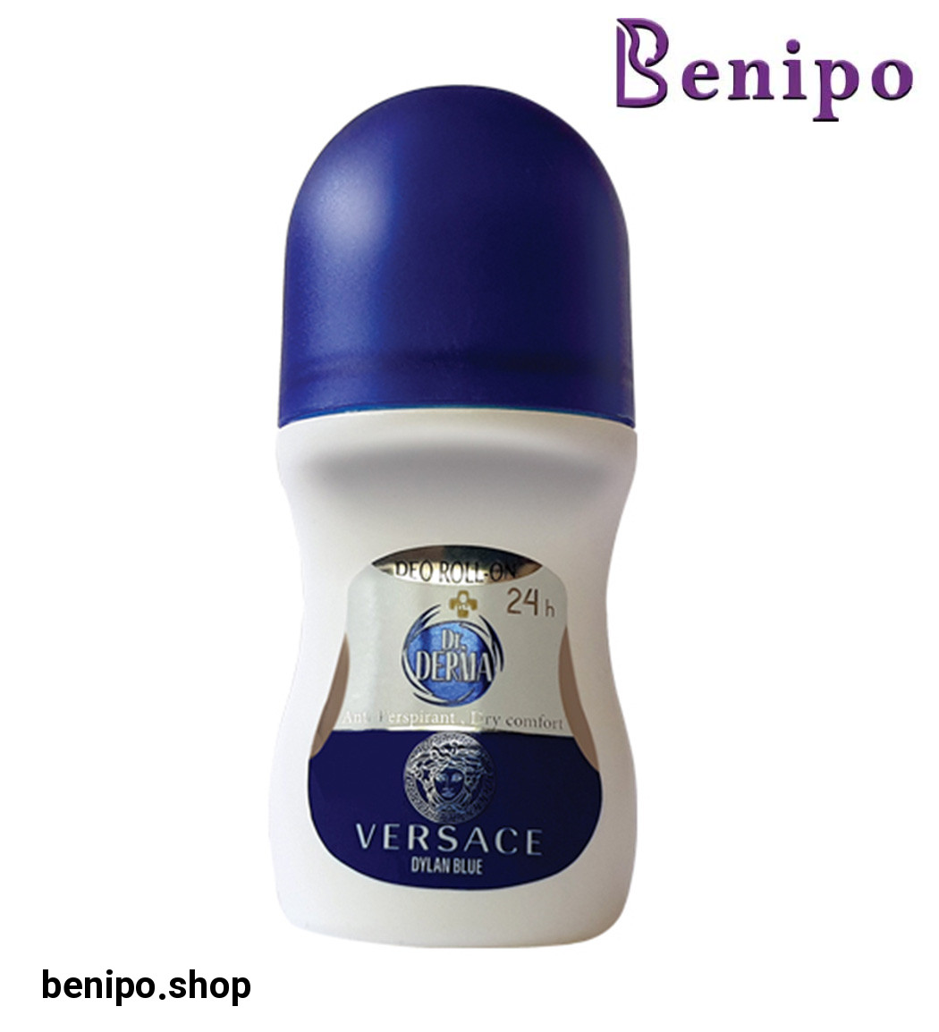 دئودورانت رولی مردانه مدل Versace Dylan Blue حجم 50میل
