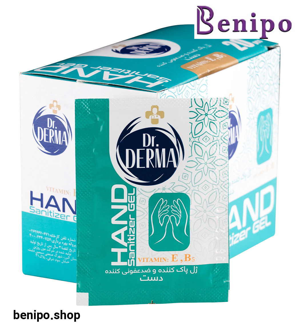 ژل پاک کننده و ضد عفونی کننده دست 5میل