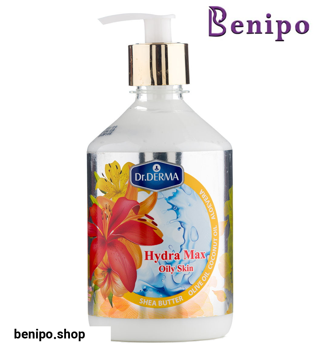 کرم آبرسان پمپی مناسب پوست چرب حجم 500 میل