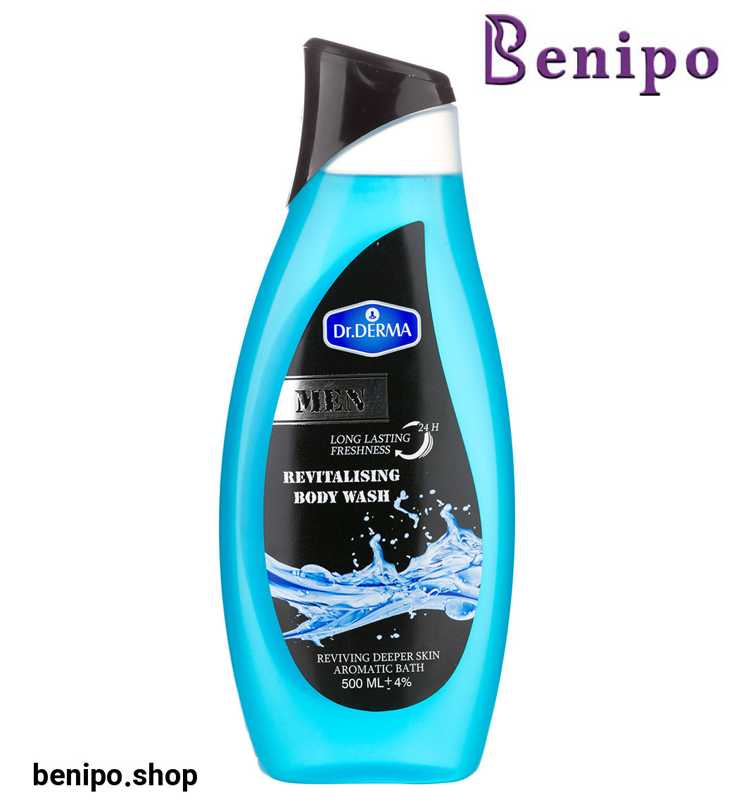 شامپو بدن مردانه آبی احیا کننده 500 میل