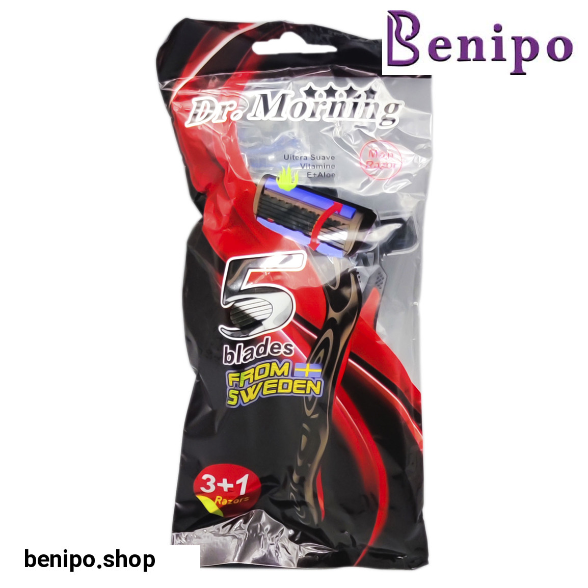 خودتراش مدل 5Blades M بسته 4 عددی