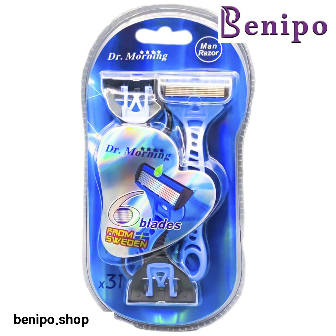 خودتراش مدل 6Blades MV بسته 3 عددی