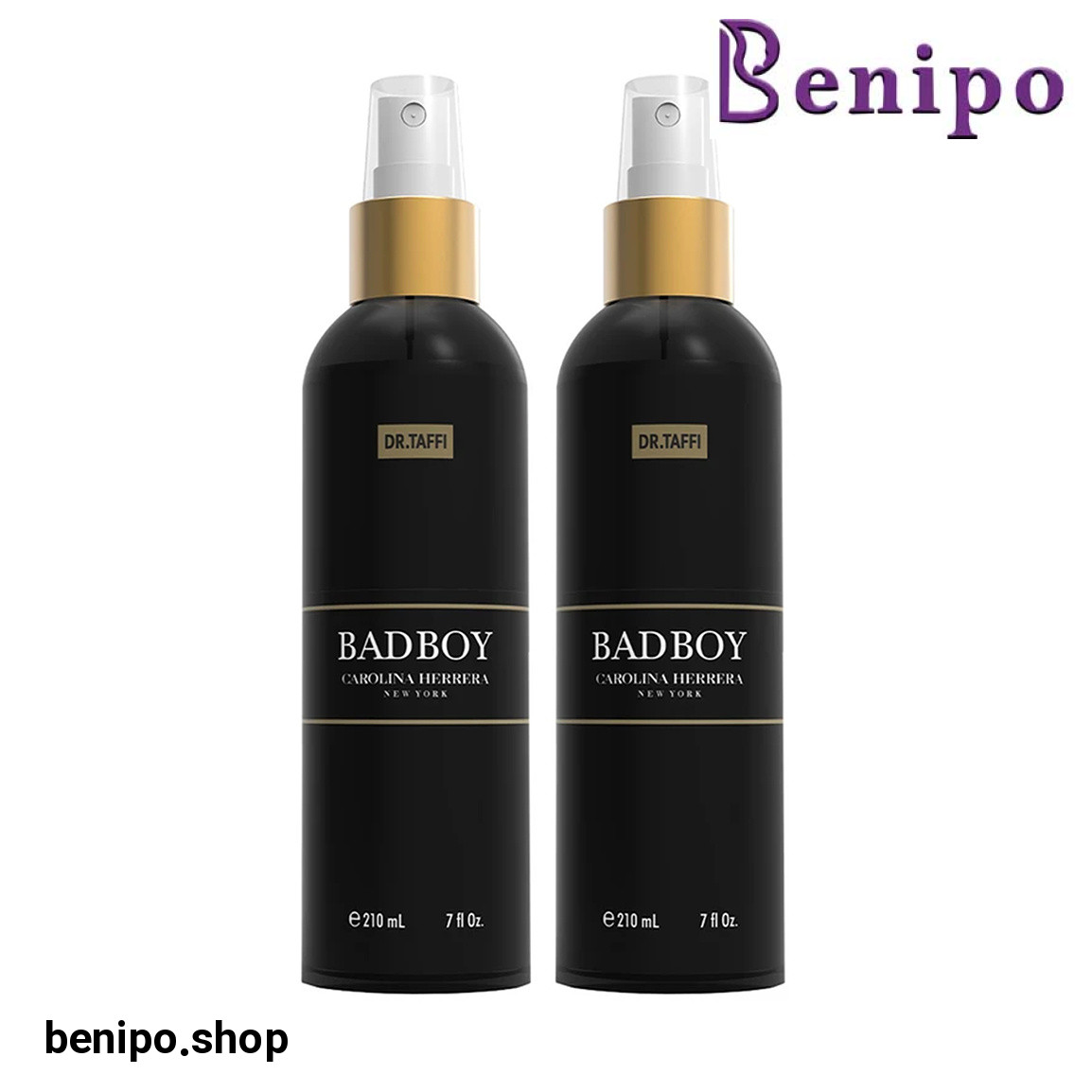 پک 2 عددی بادی اسپلش مردانه مدل Carolina Herrera Bad Boy حجم 210 میلی لیتر