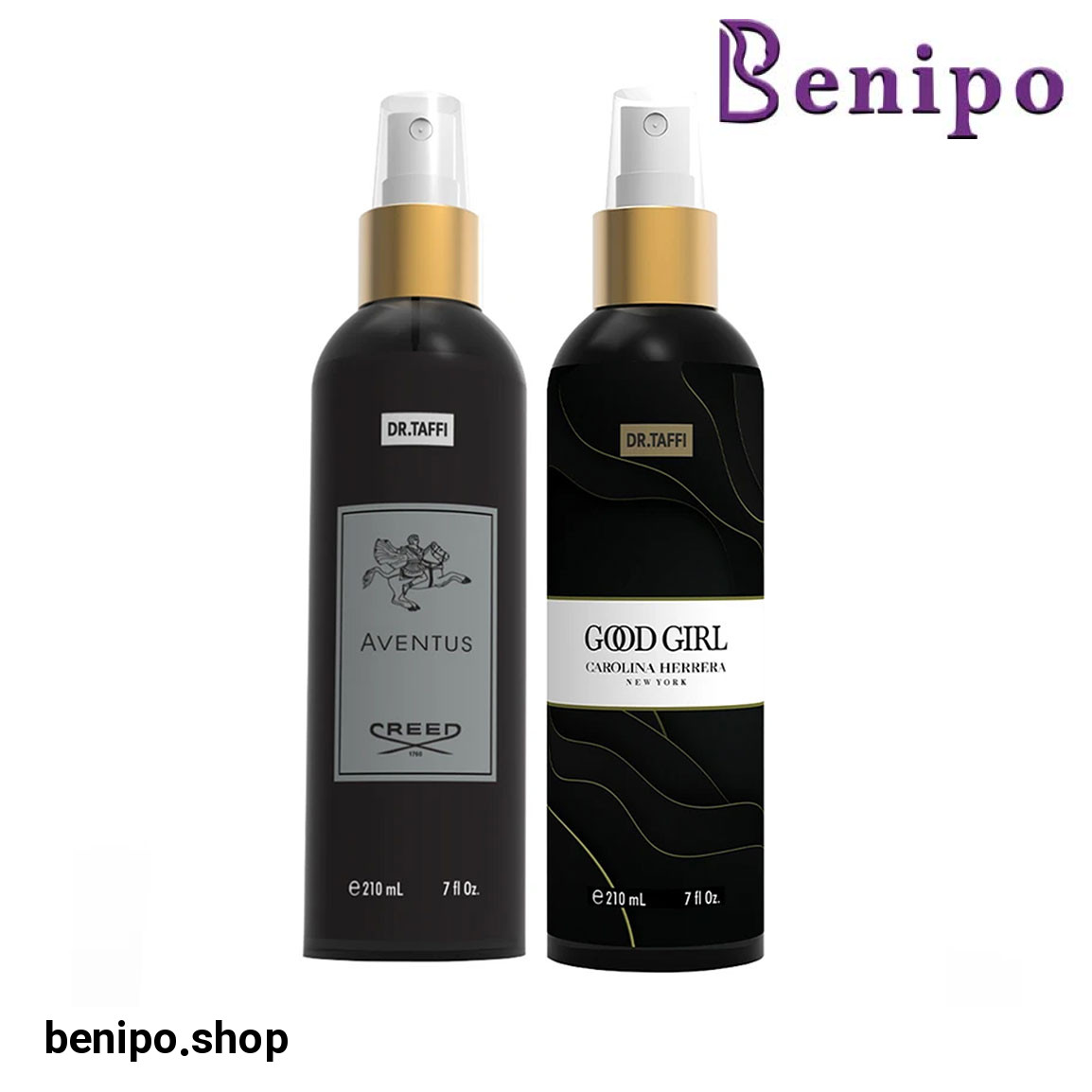 پک دو عددی بادی اسپلش مردانه مدل Creed Aventus و بادی اسپلش زنانه مدل Good Girl