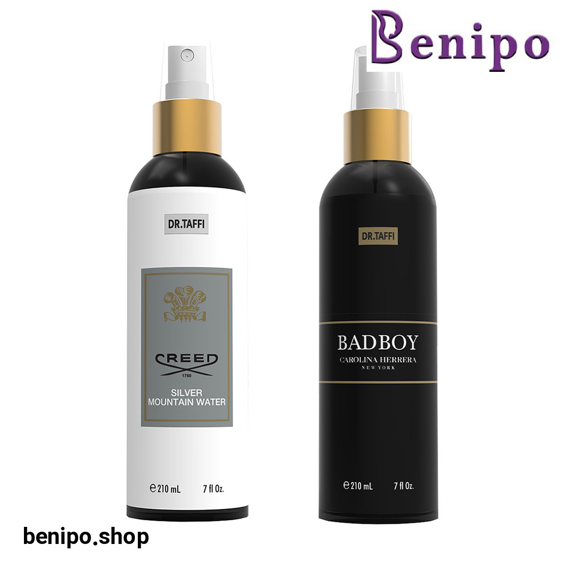 پک 2 عددی بادی اسپلش مردانه مدل Creed Silver و Carolina Hera Bad Boy