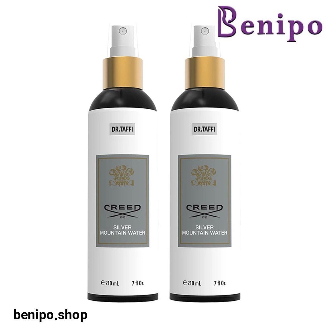 پک 2 عددی بادی اسپلش مردانه مدل Creed Silver حجم 210 میلی لیتر