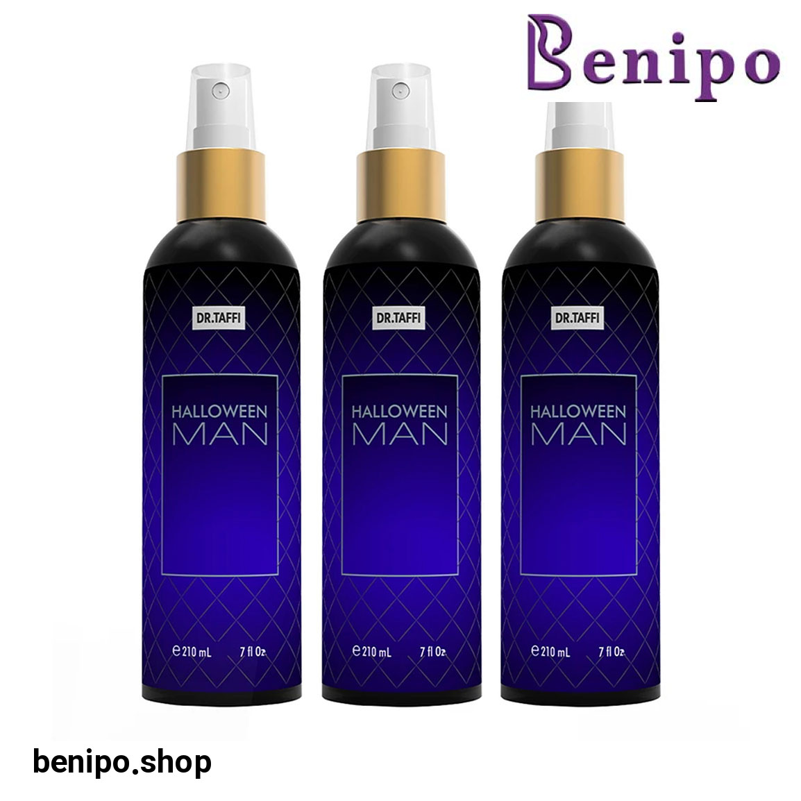 پک 3 عددی بادی اسپلش مردانه مدل Man Halloween حجم 210 میلی لیتر