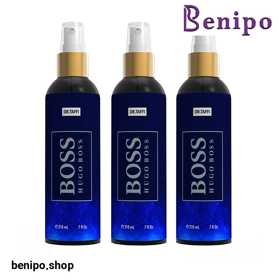 پک 3 عددی بادی اسپلش مردانه مدل Hugo Boos حجم 210 میلی لیتر