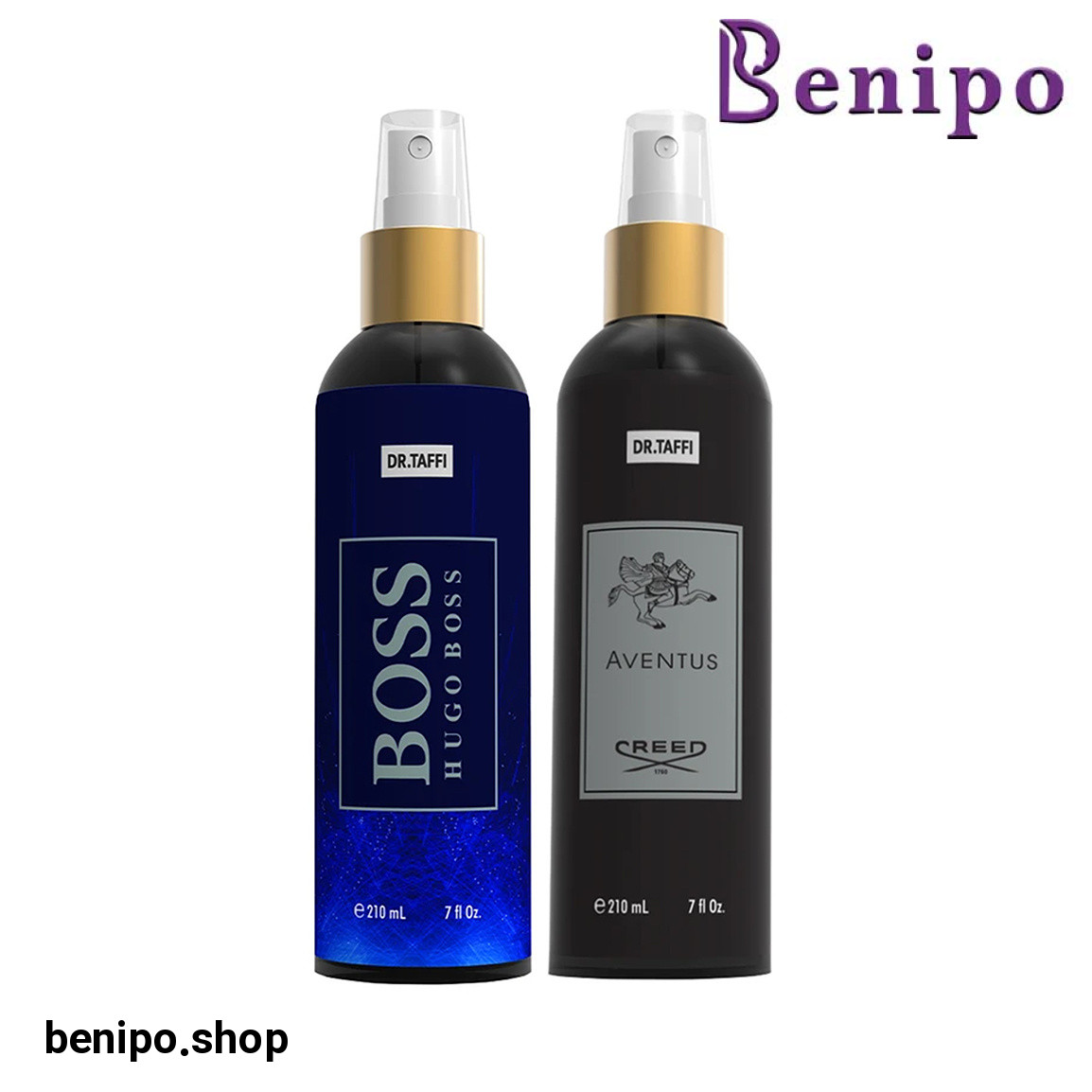 پک 2 عددی بادی اسپلش مردانه مدل Creed Aventus و Hugo Boss حجم 210 میلی لیتر