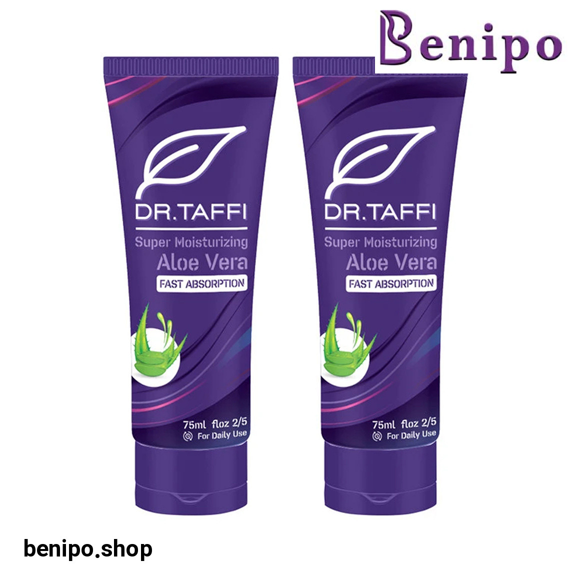 پک 2 عددی کرم آبرسان دست و صورت حاوی آلوئه ورا حجم 75 میلی لیتر