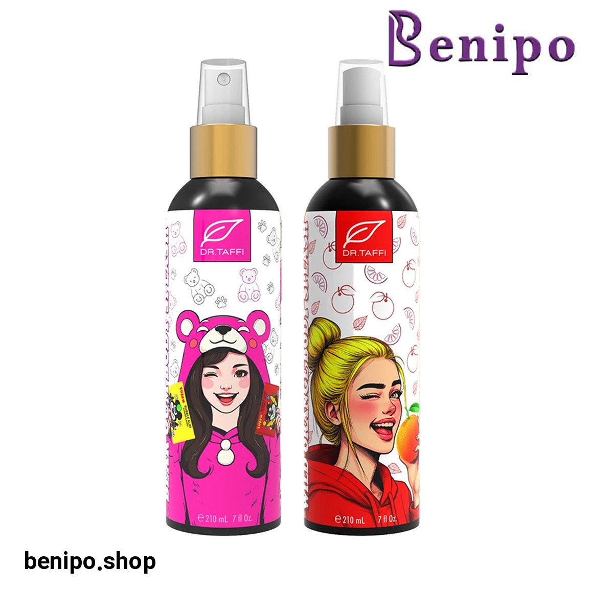 پک 2 عددی بادی اسپلش زنانه مدل Gummy Bear و Wild Orange حجم 210 میلی لیتر