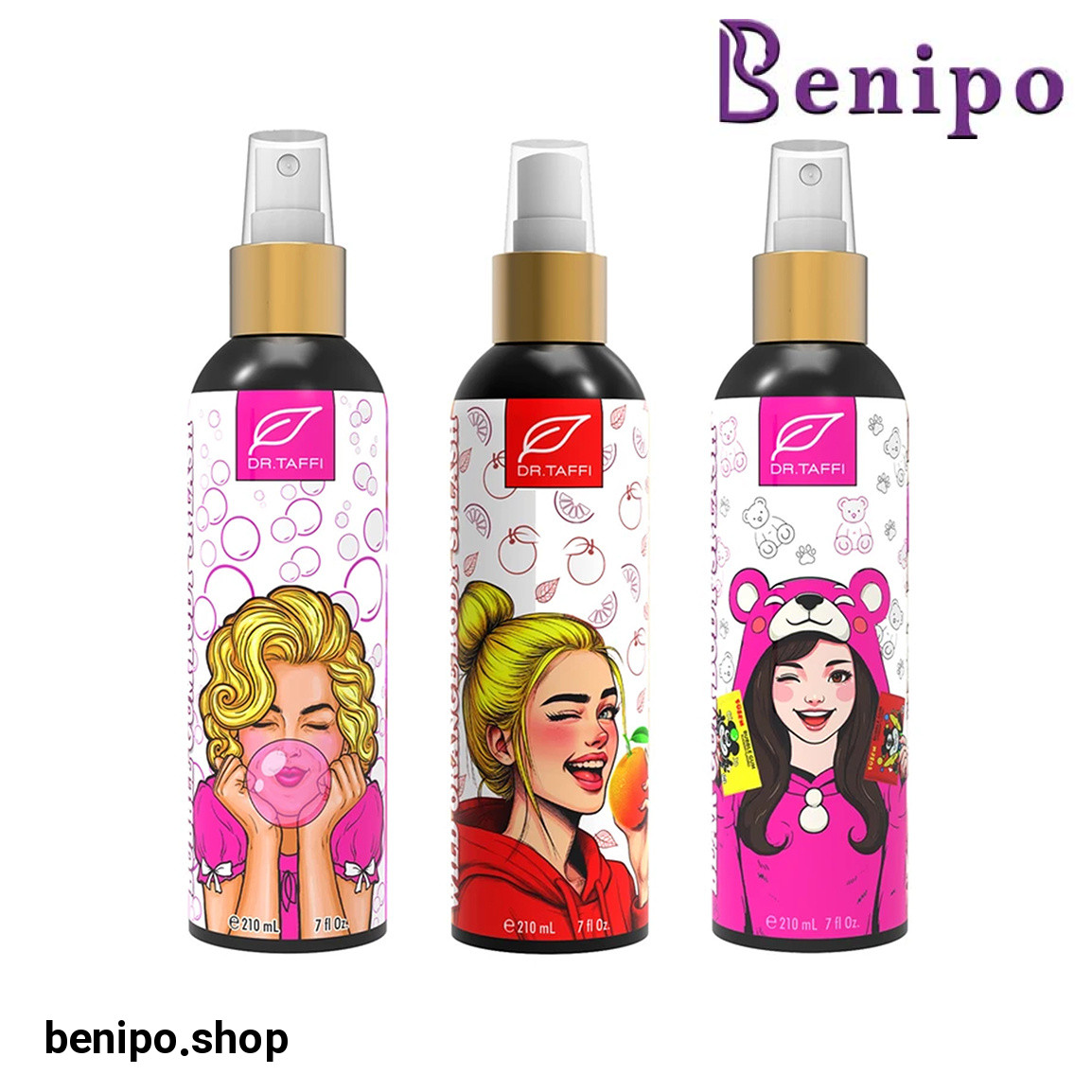 پک 3 عددی بادی اسپلش زنانه مدل Gummy Bear و Bubble Gum و Wild Orange حجم 210 میلی لیتر