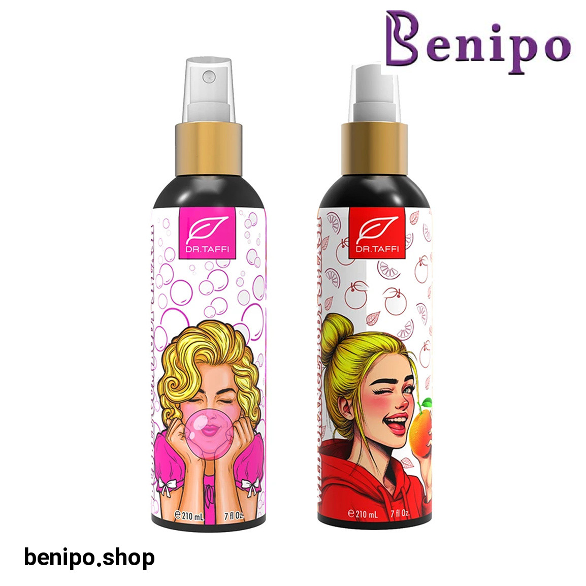 پک 2 عددی بادی اسپلش زنانه مدل Wild Orange و Bubble Gum حجم 210 میلی لیتر