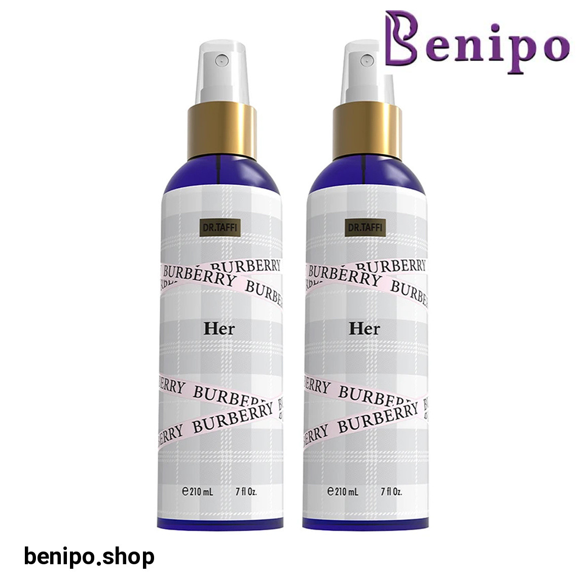 پک 2 عددی بادی اسپلش زنانه مدل BURBERRY HER حجم 210 میلی لیتر