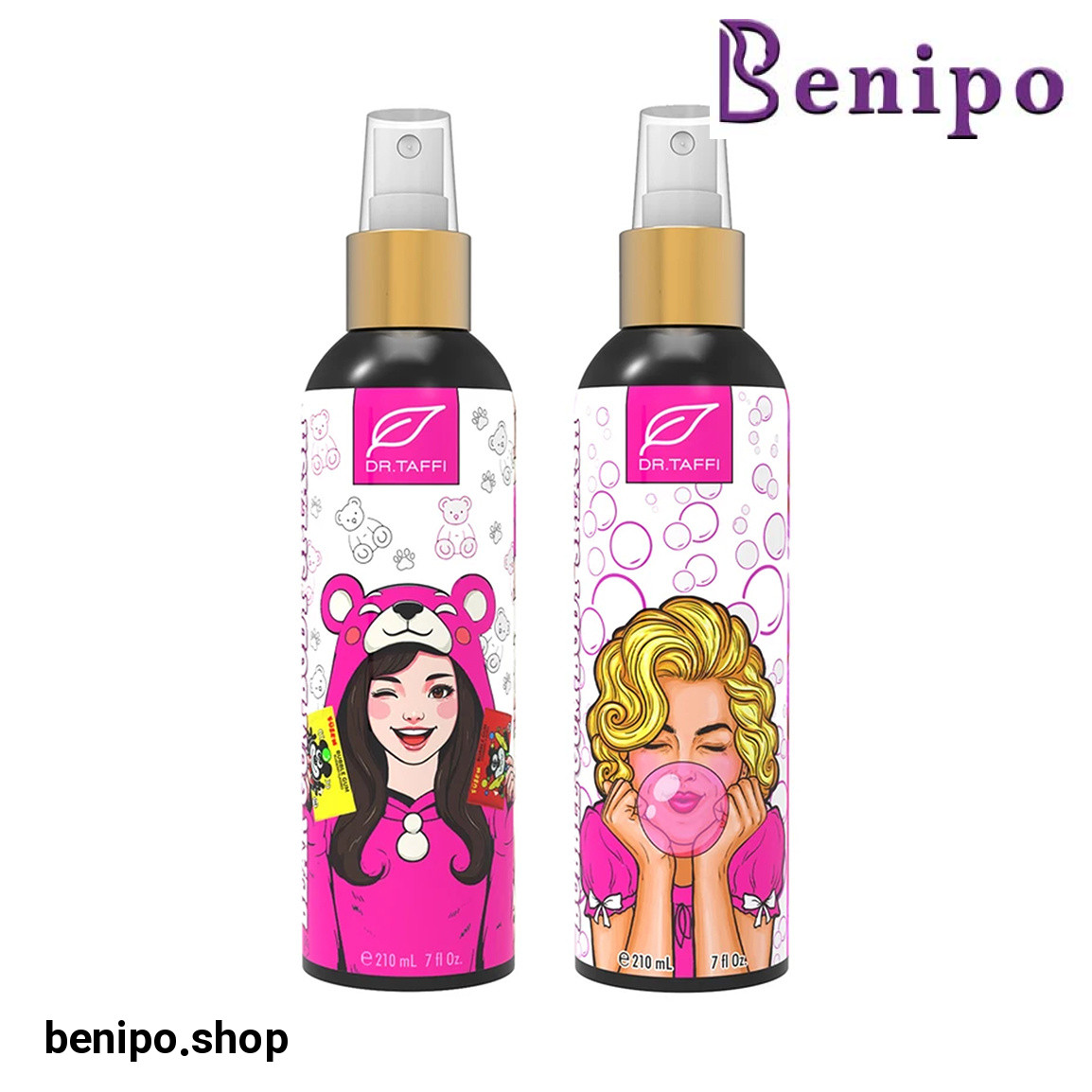 پک 2 عددی بادی اسپلش زنانه مدل Gummy Bear و Bubble Gum حجم 210 میلی لیتر