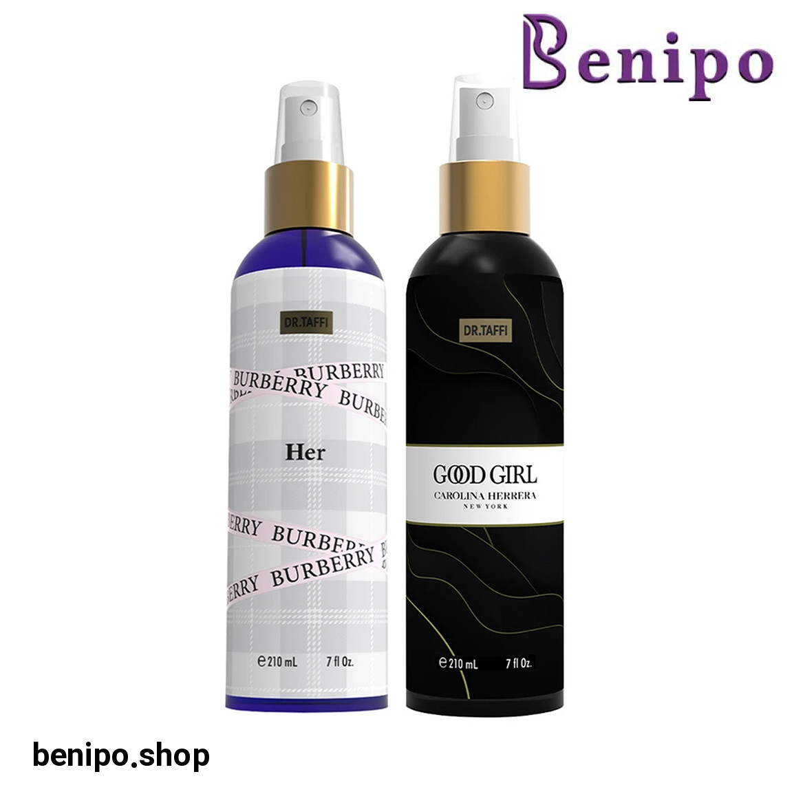 پک 2 عددی بادی اسپلش زنانه مدل Burburry و Good Girl حجم 210 میلی لیتر