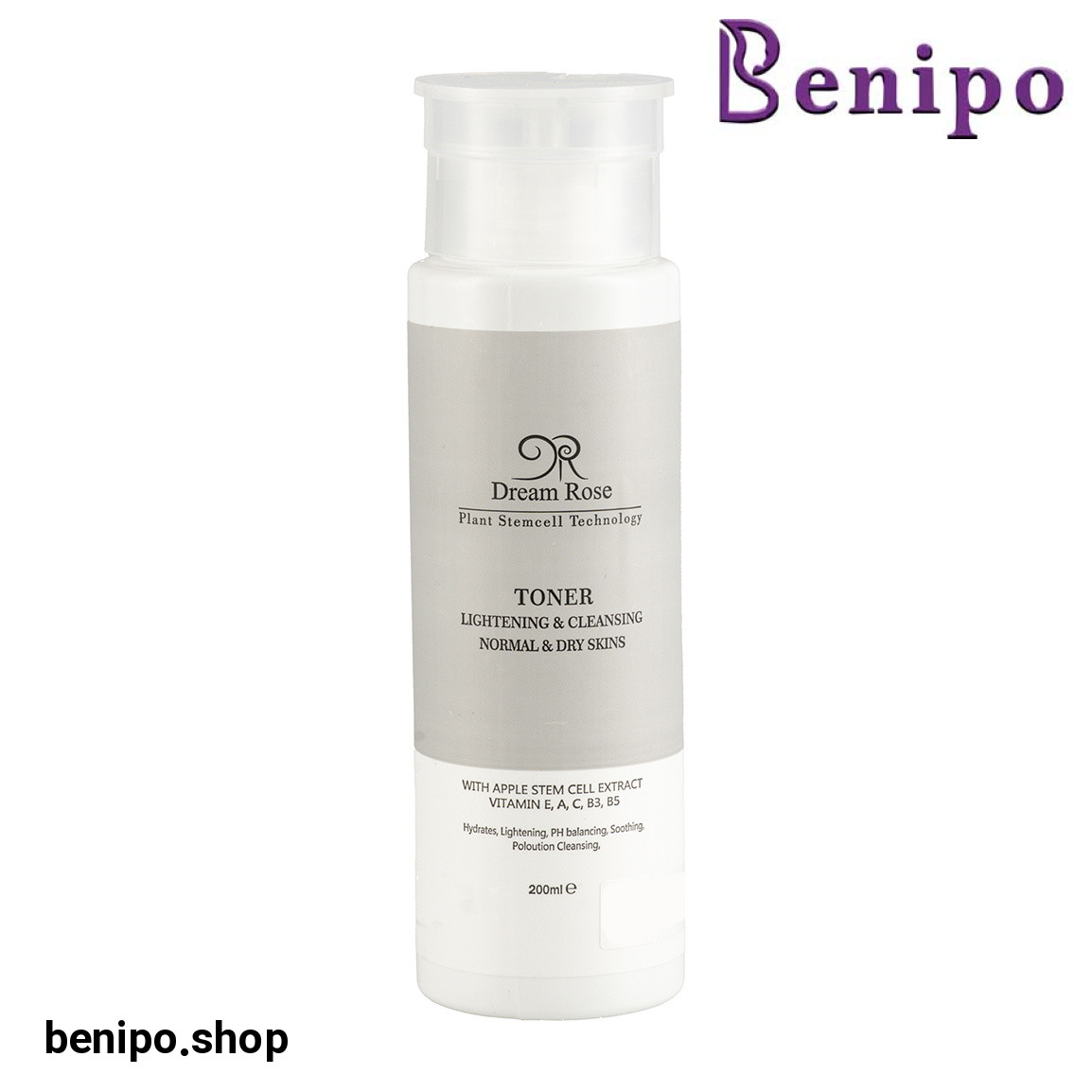 تونر روشن کننده مناسب پوست خشک و معمولی 200 میلی لیتر