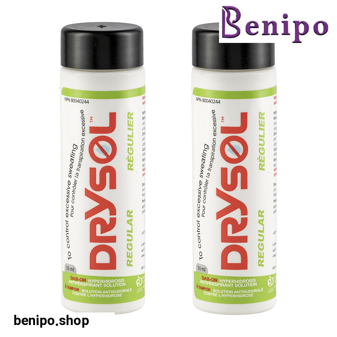 پک دوتایی ضد تعریق مدل Regular مناسب پوست حساس