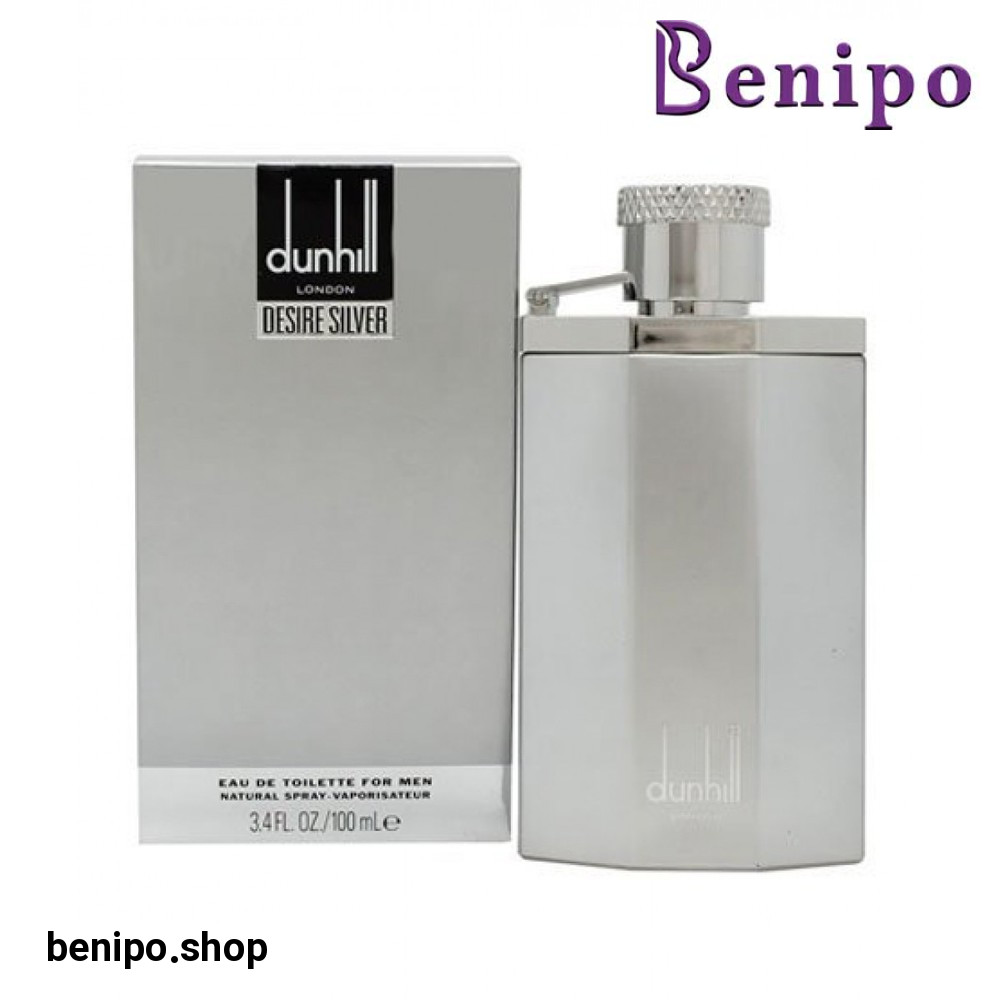 ادو تویلت مردانه مدل Desire Silver حجم 100 میل