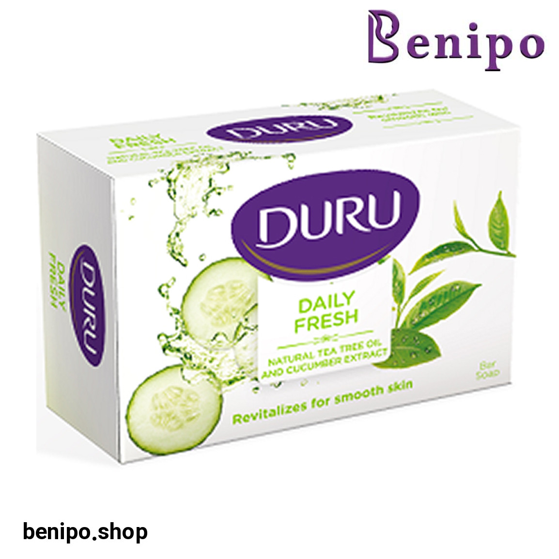 صابون آرایشی با عصاره درخت چای و خیار حجم 120 گرم